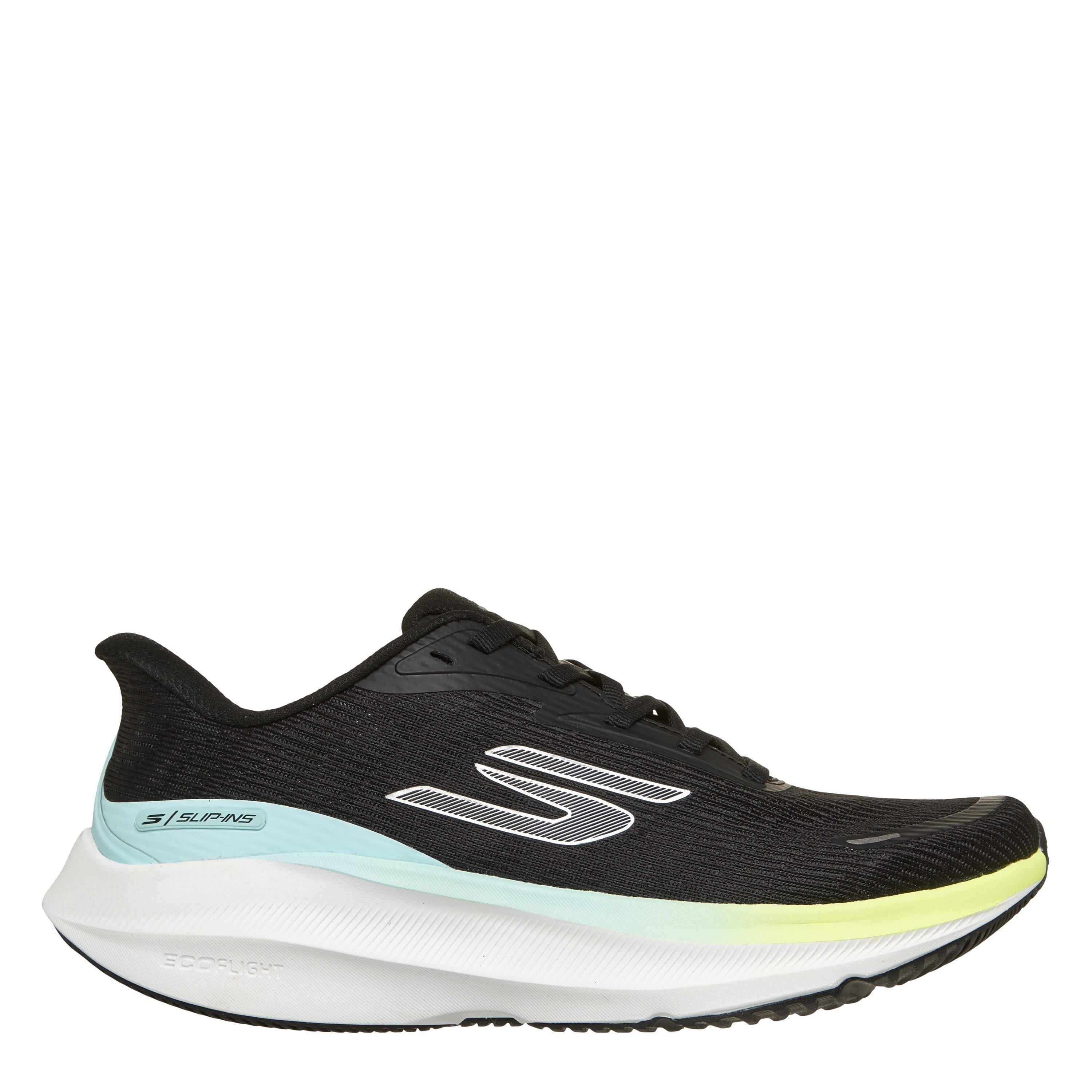 Skechers Women's Aero Pulse Running Trainers - Black/Yellow - 6 (39)