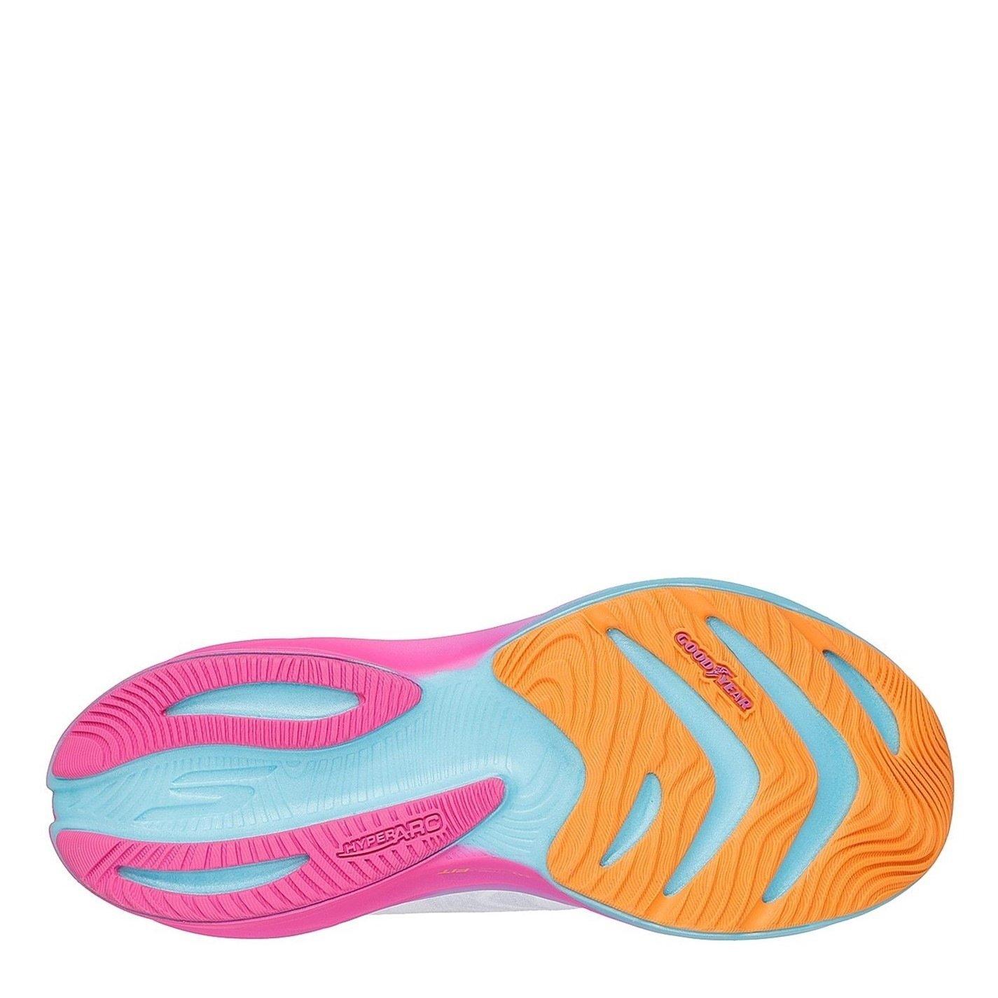 White/Multi - Skechers - AERO Spark Running Shoes Womens - 4