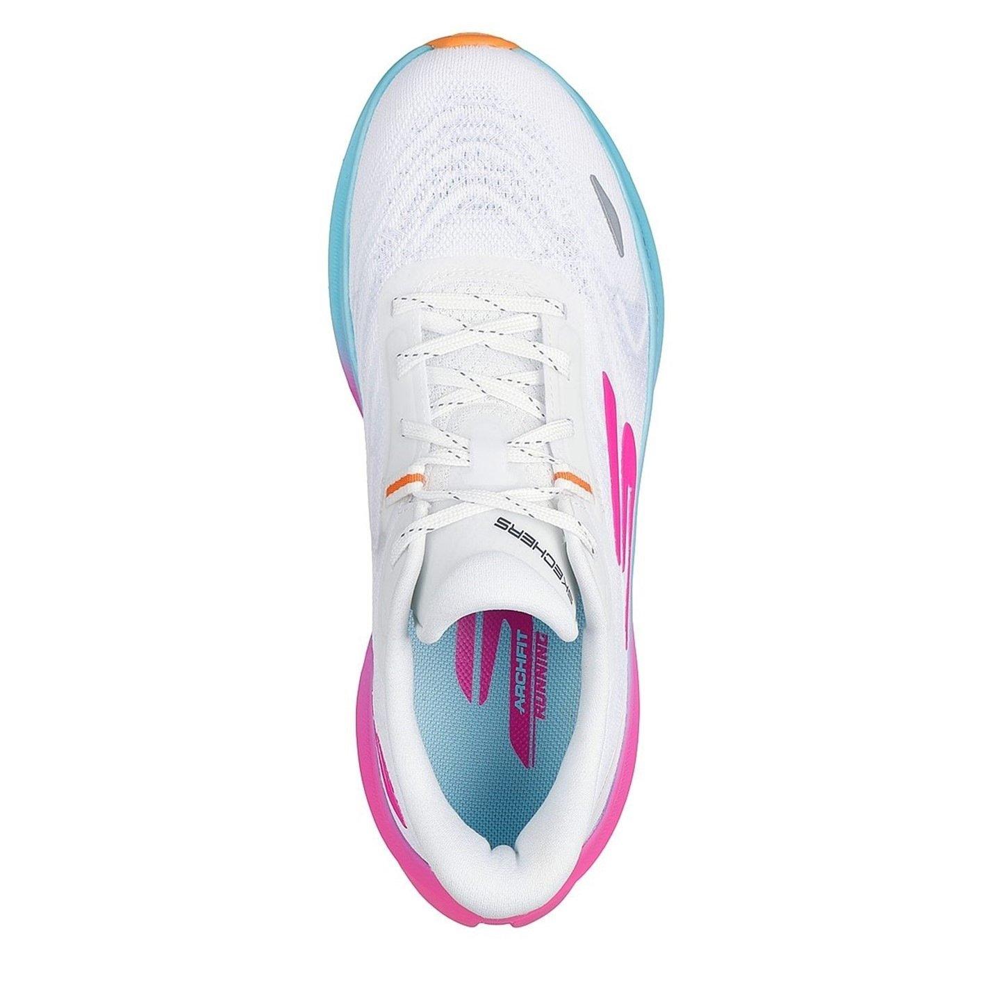 White/Multi - Skechers - AERO Spark Running Shoes Womens - 5