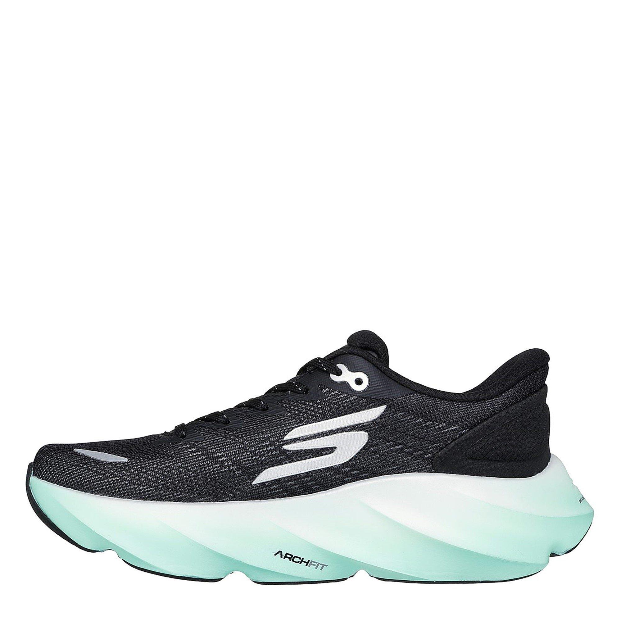 Black/White - Skechers - AERO Burst Running Trainers Ladies - 2