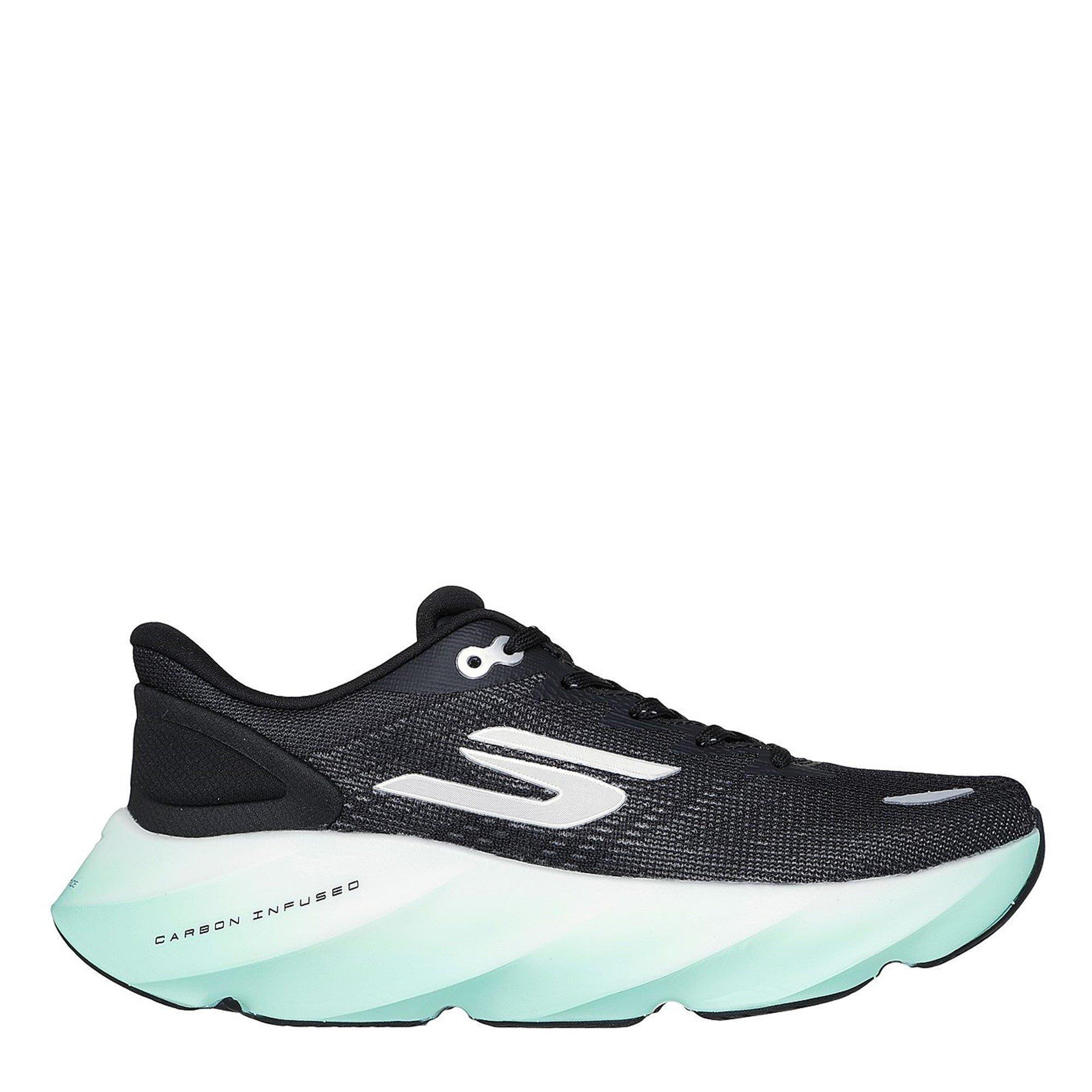 Black/White - Skechers - AERO Burst Running Trainers Ladies - 3