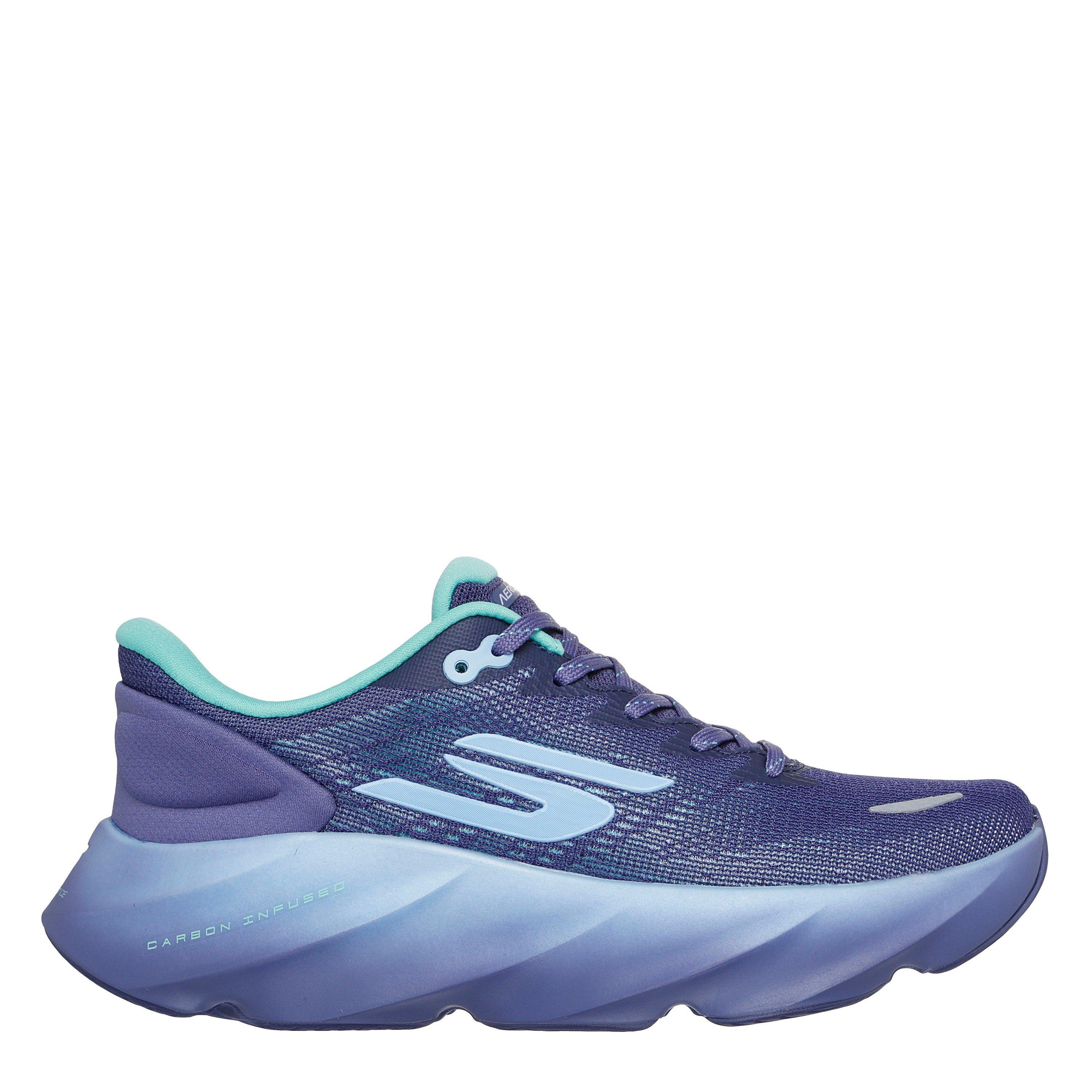 Skechers Women's Aero Burst Running Trainers - Purple/Aqua - 8 (41)