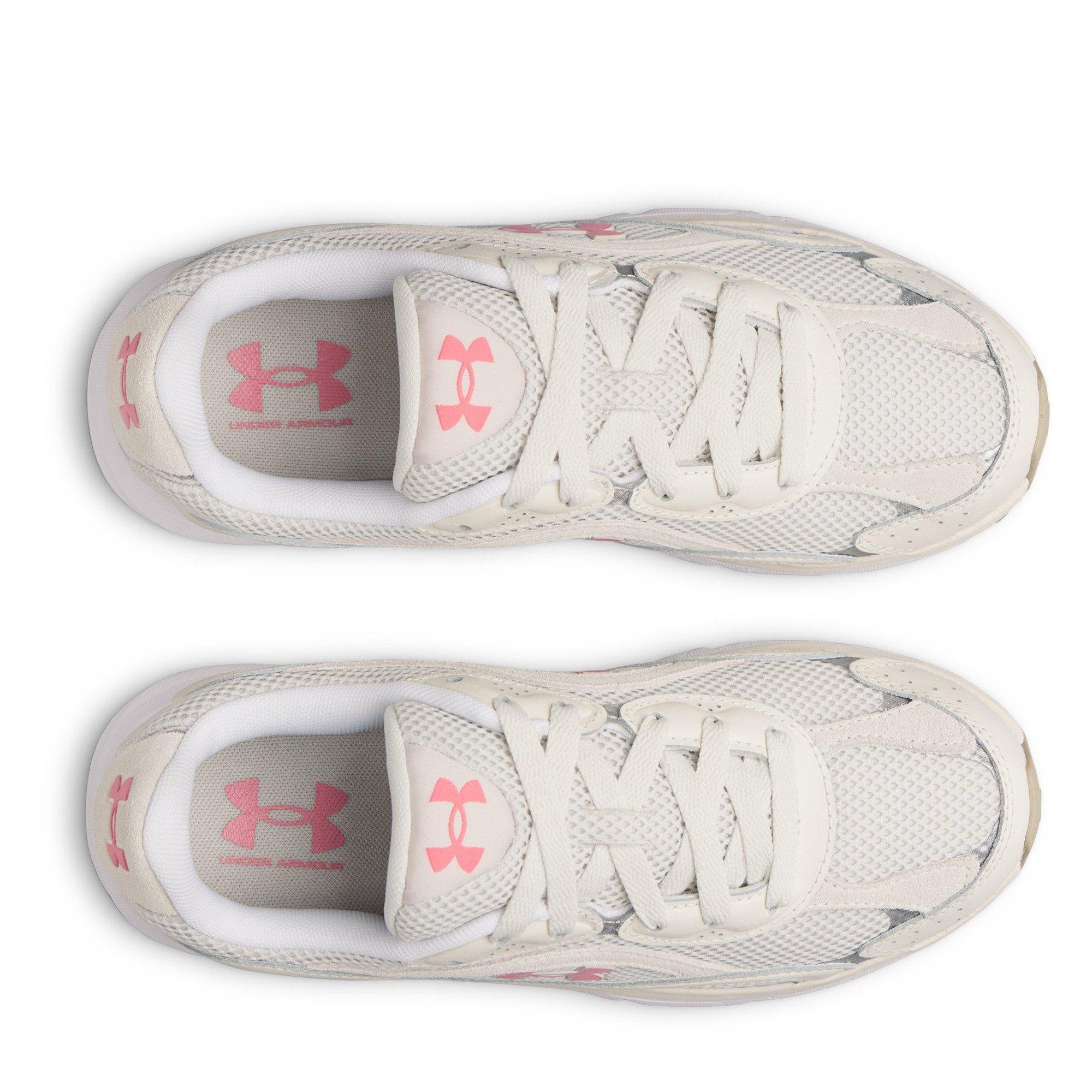 OffWht/Pink - Under Armour - UA Tech Runner Womens Trainers - 4