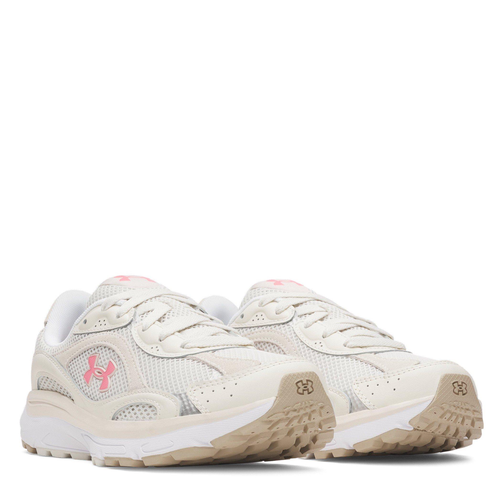 OffWht/Pink - Under Armour - UA Tech Runner Womens Trainers - 5