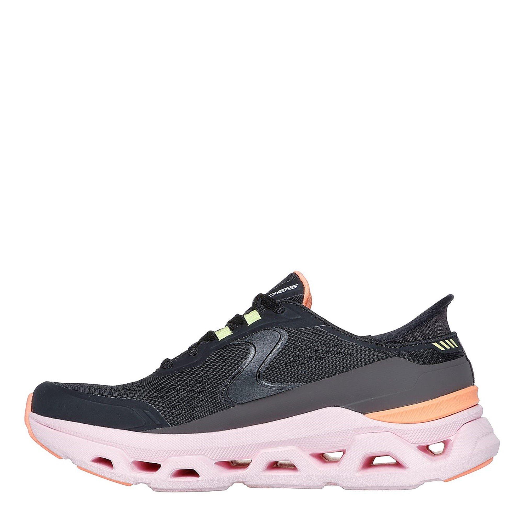 Blk Synth/Msh - Skechers - Glide Step Slip On Runners - 2