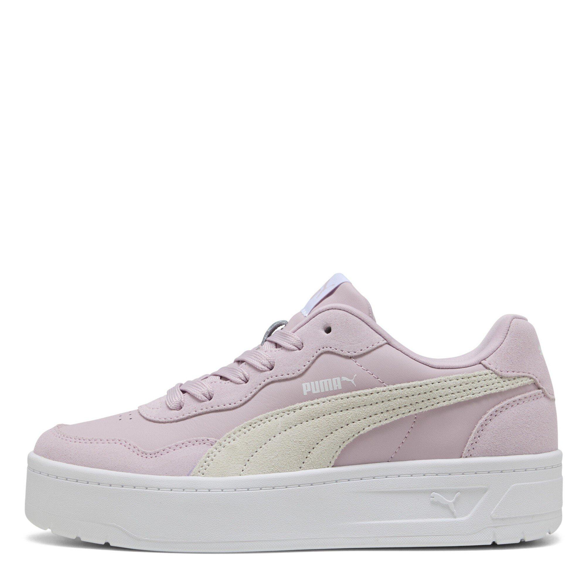 Rose/Blanc - Puma - Court Lally Skye Sd Low-Top Trainers Womens - 2
