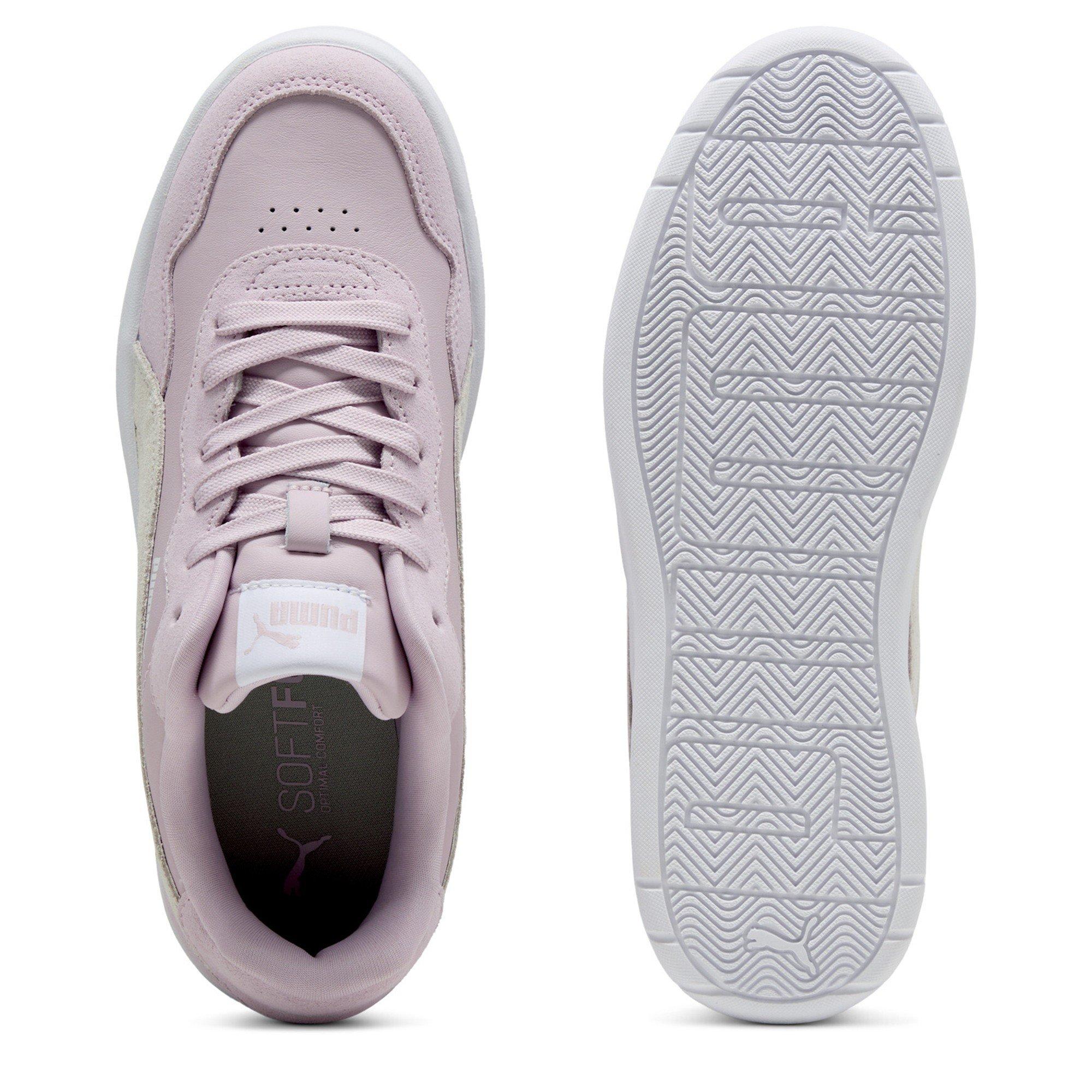 Rose/Blanc - Puma - Court Lally Skye Sd Low-Top Trainers Womens - 3