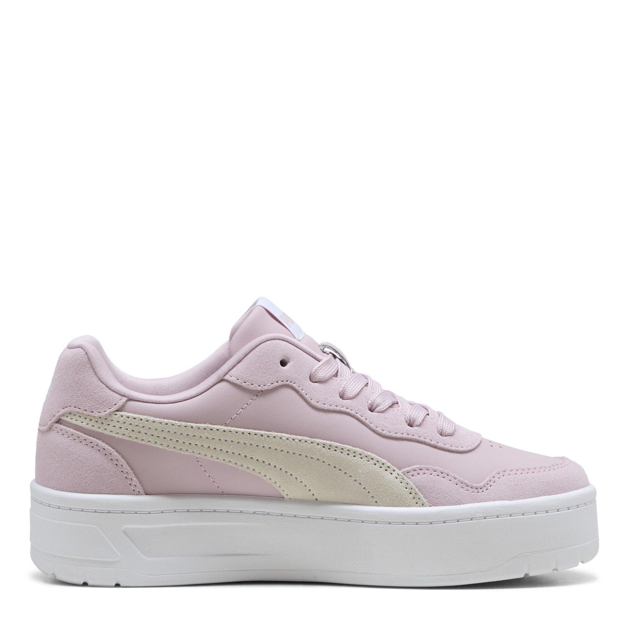 Rose/Blanc - Puma - Court Lally Skye Sd Low-Top Trainers Womens - 4