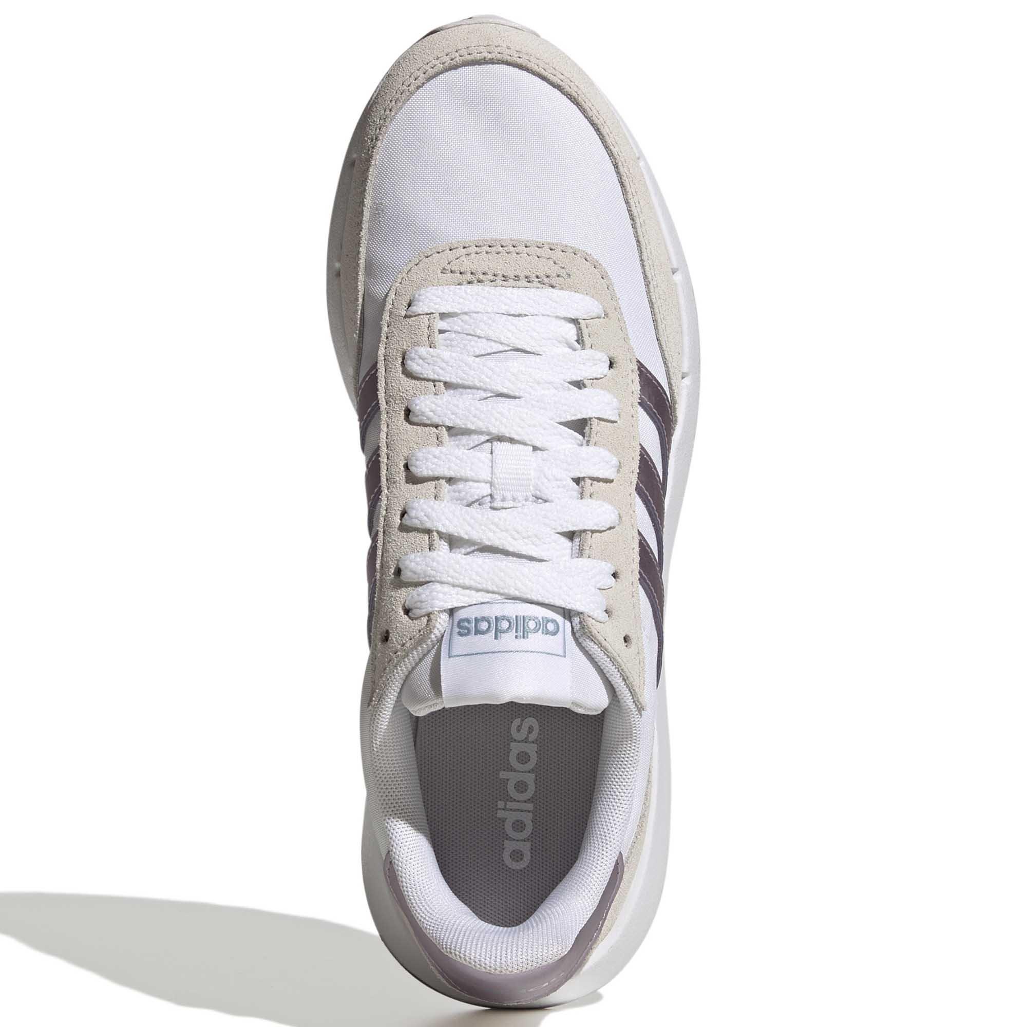 Wht/Purple/Grey - adidas - Run 60s 2.0 Womens Shoes - 3