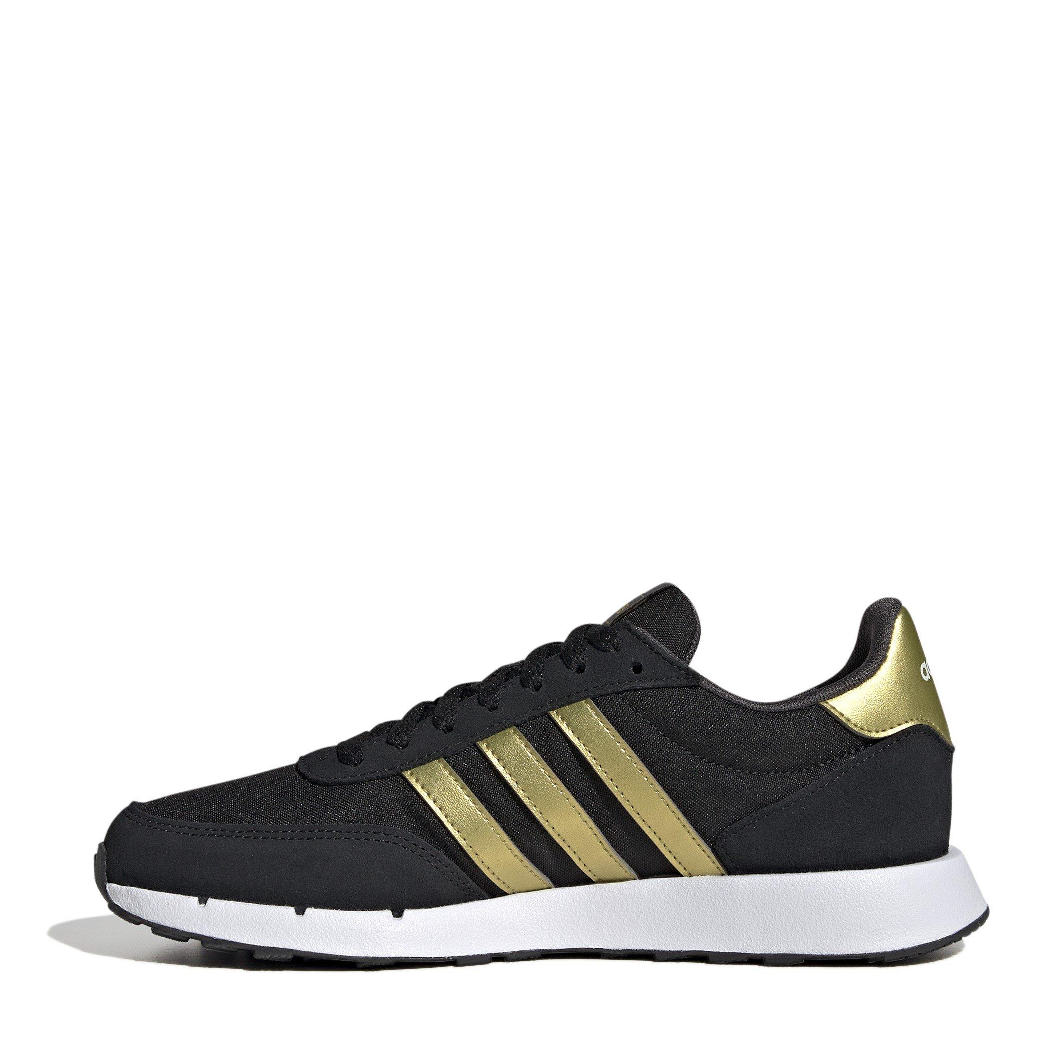 Blk/Gold/Gresix - adidas - Run 60s 2.0 Womens Shoes - 2