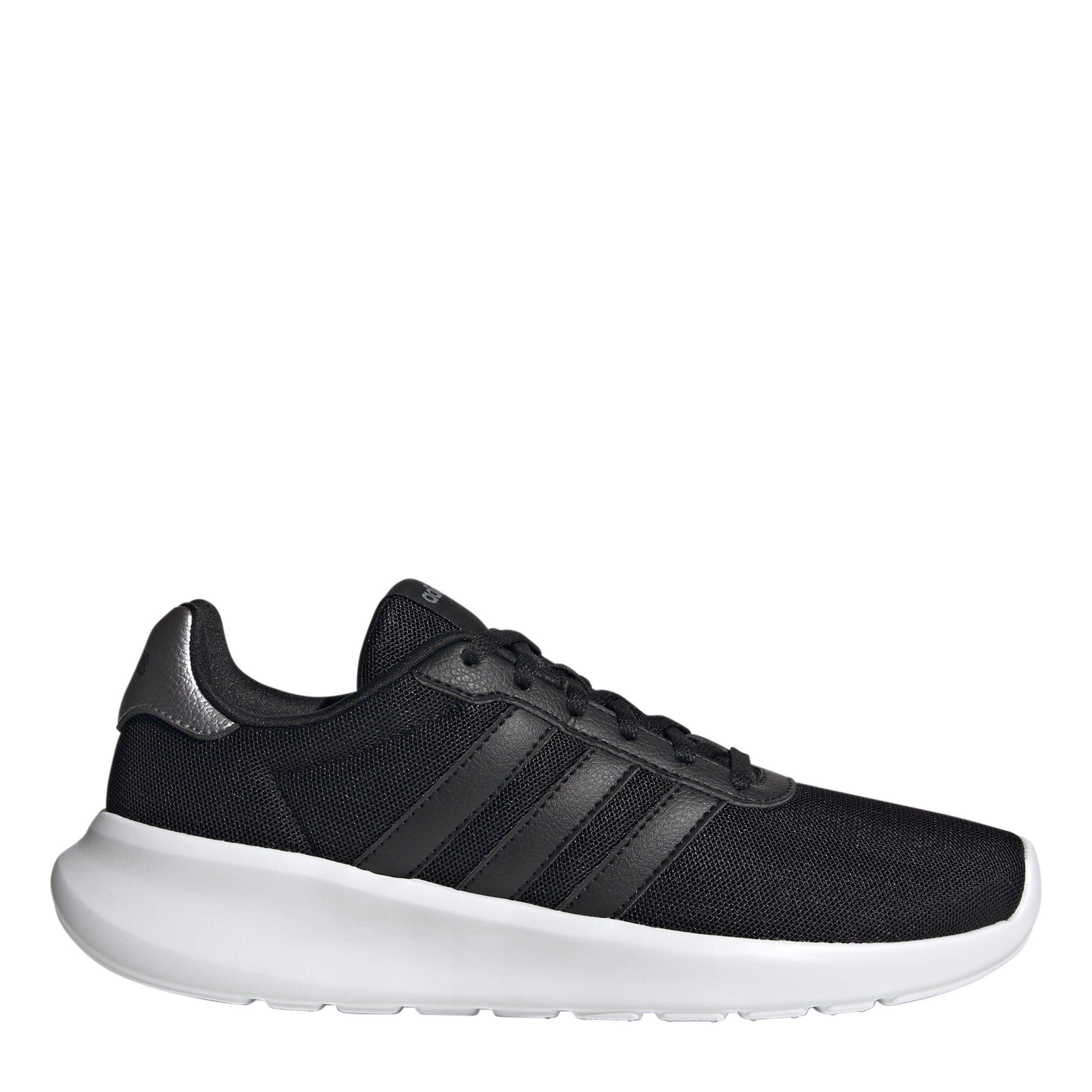 Adidas Women's Lite Racer 3.0 Runners - Black/Iron Met - 3.5 (36)
