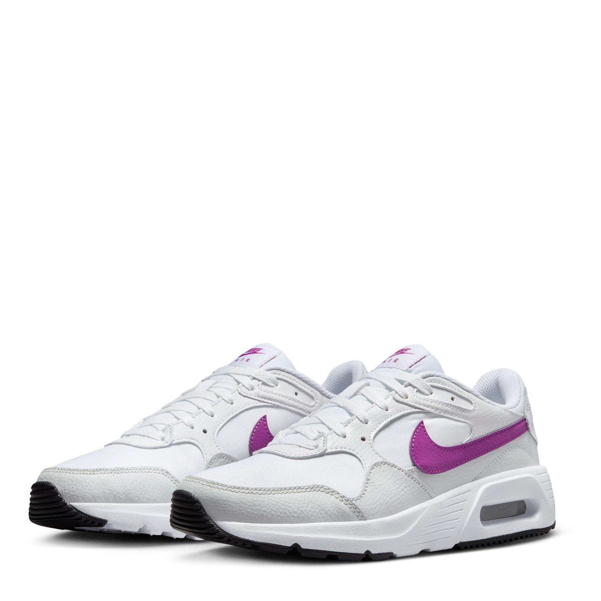 Wht/Fuchsia-Blk - Nike - Air Max SC Womens Shoes - 3