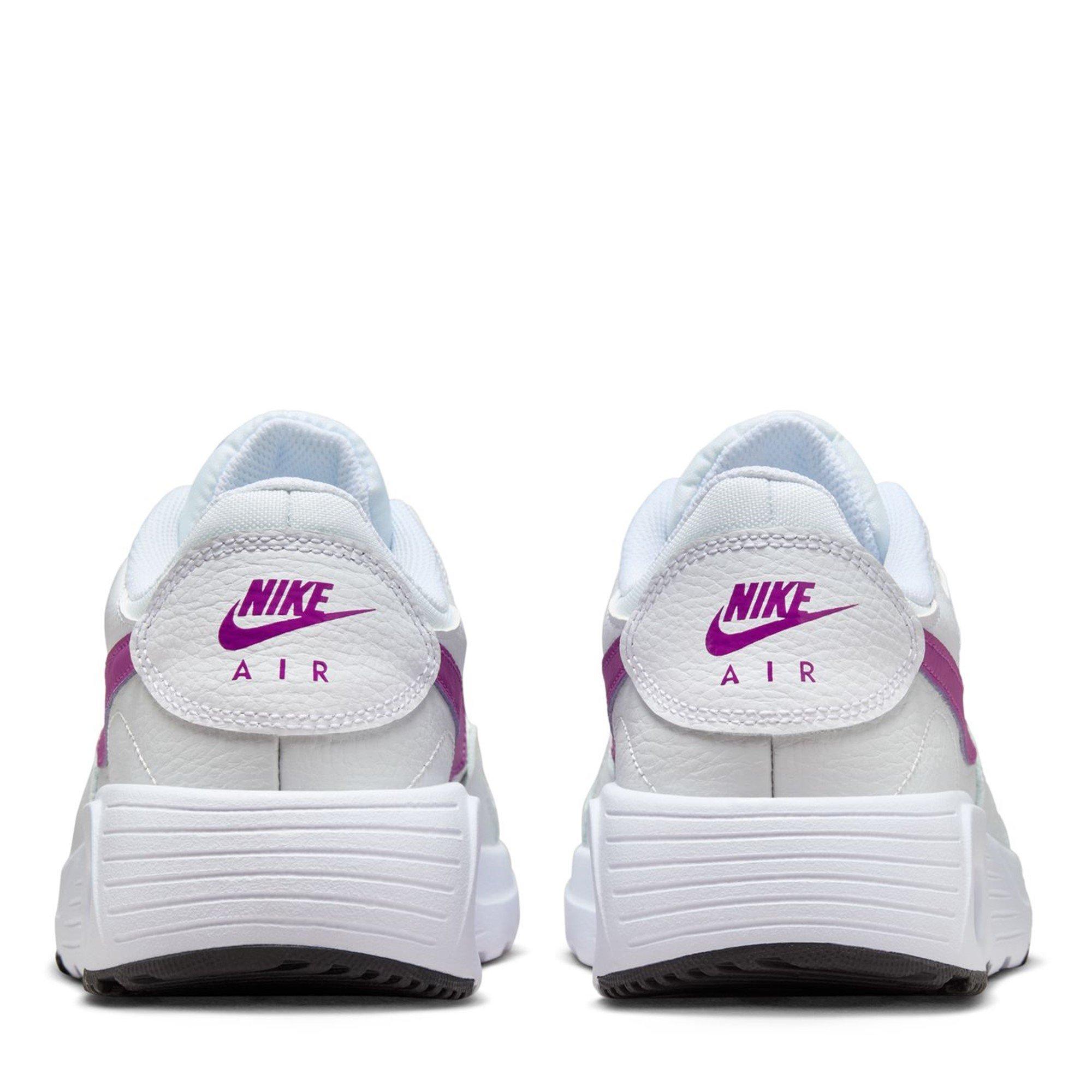 Wht/Fuchsia-Blk - Nike - Air Max SC Womens Shoes - 4