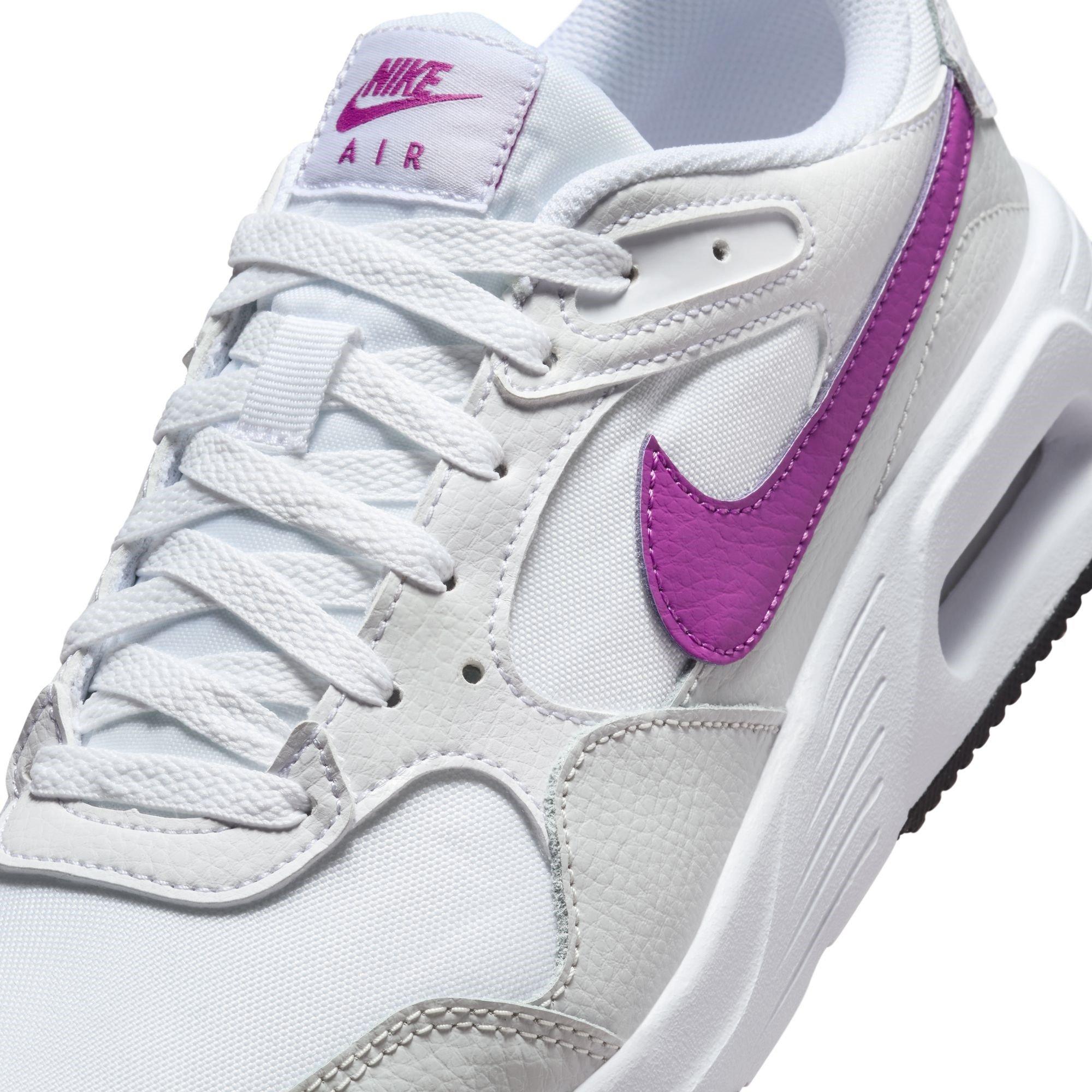Wht/Fuchsia-Blk - Nike - Air Max SC Womens Shoes - 7