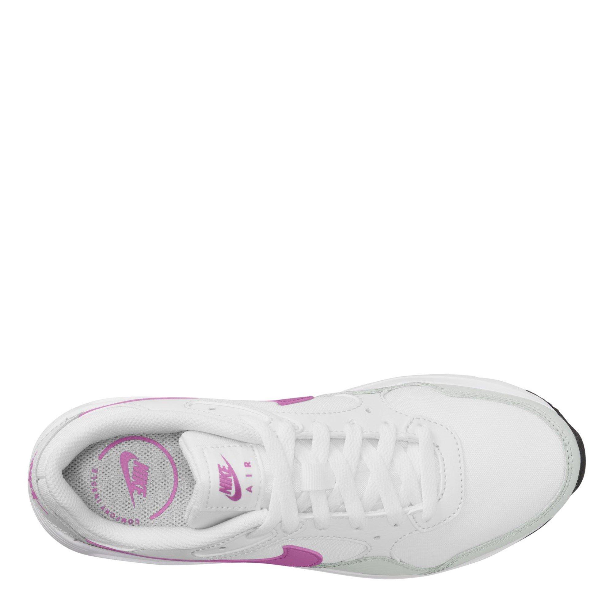 Wht/Fuchsia-Blk - Nike - Air Max SC Womens Shoes - 9