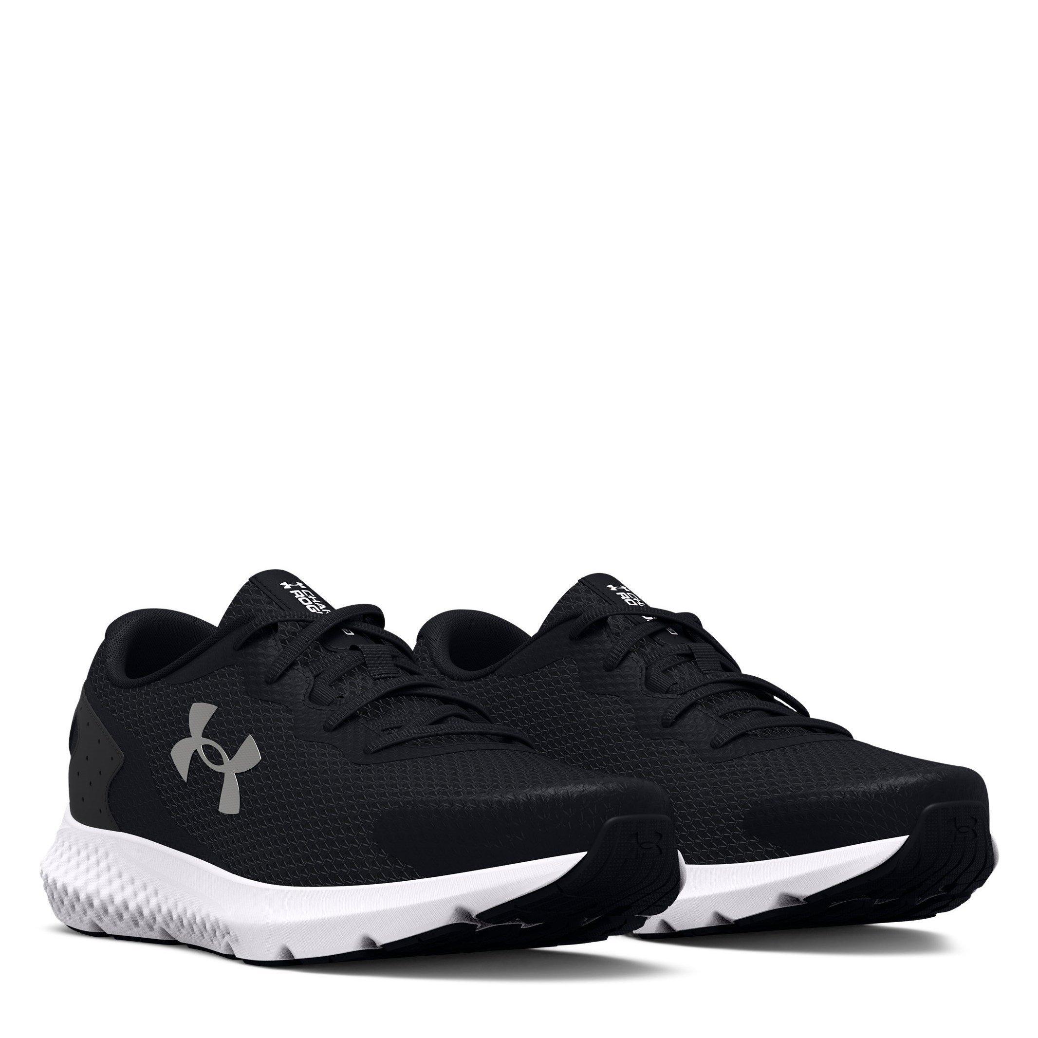 Black/Silver - Under Armour - Charged Rogue 3 Trainers Womens - 5