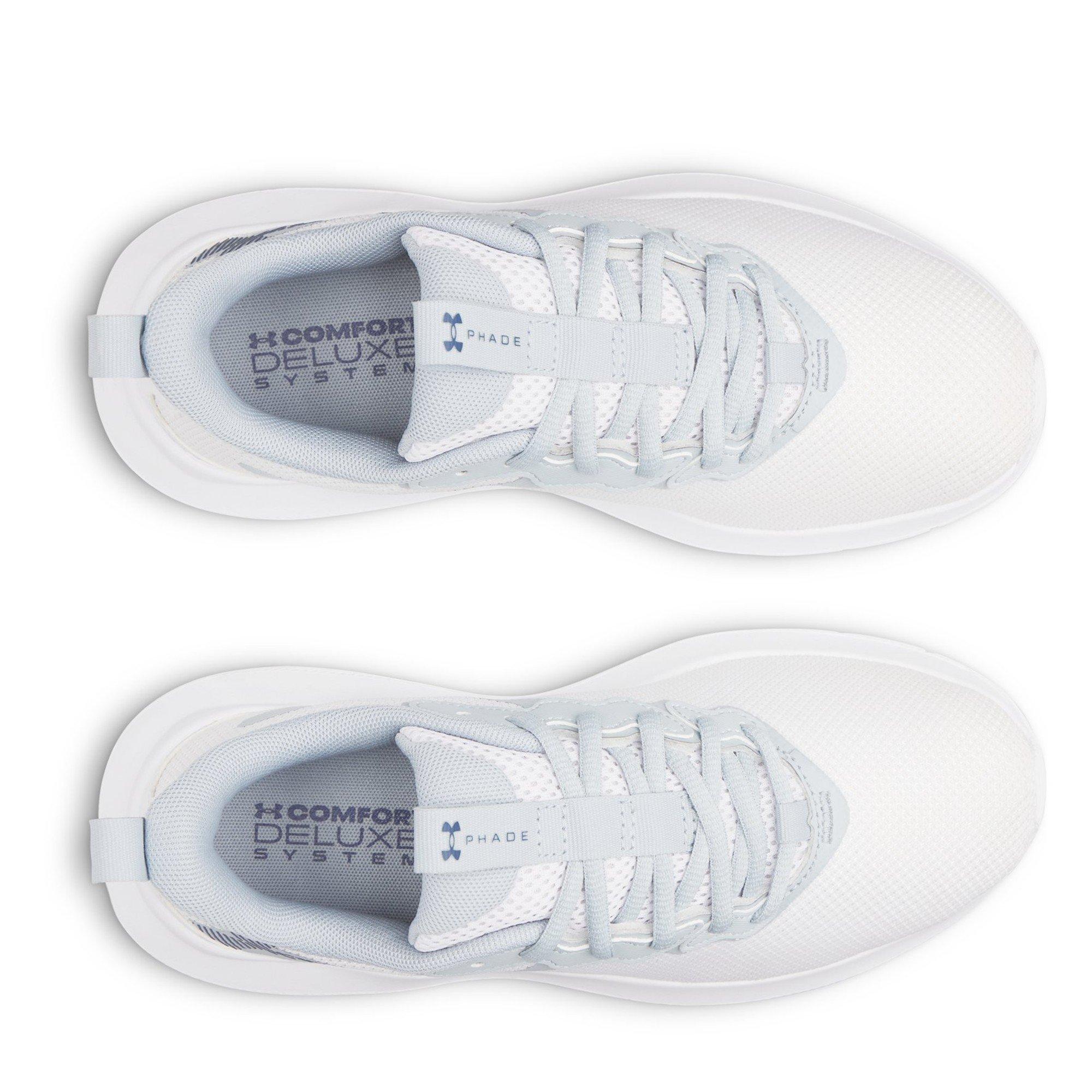 White/Blue/Navy - Under Armour - Phade RN 4 Womens Running Shoes - 4