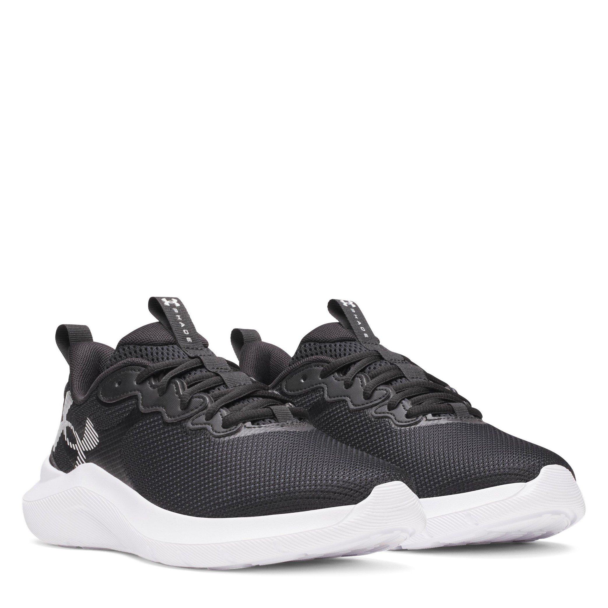 Black/Blk/White - Under Armour - Women's Phade 4 Runner - 5