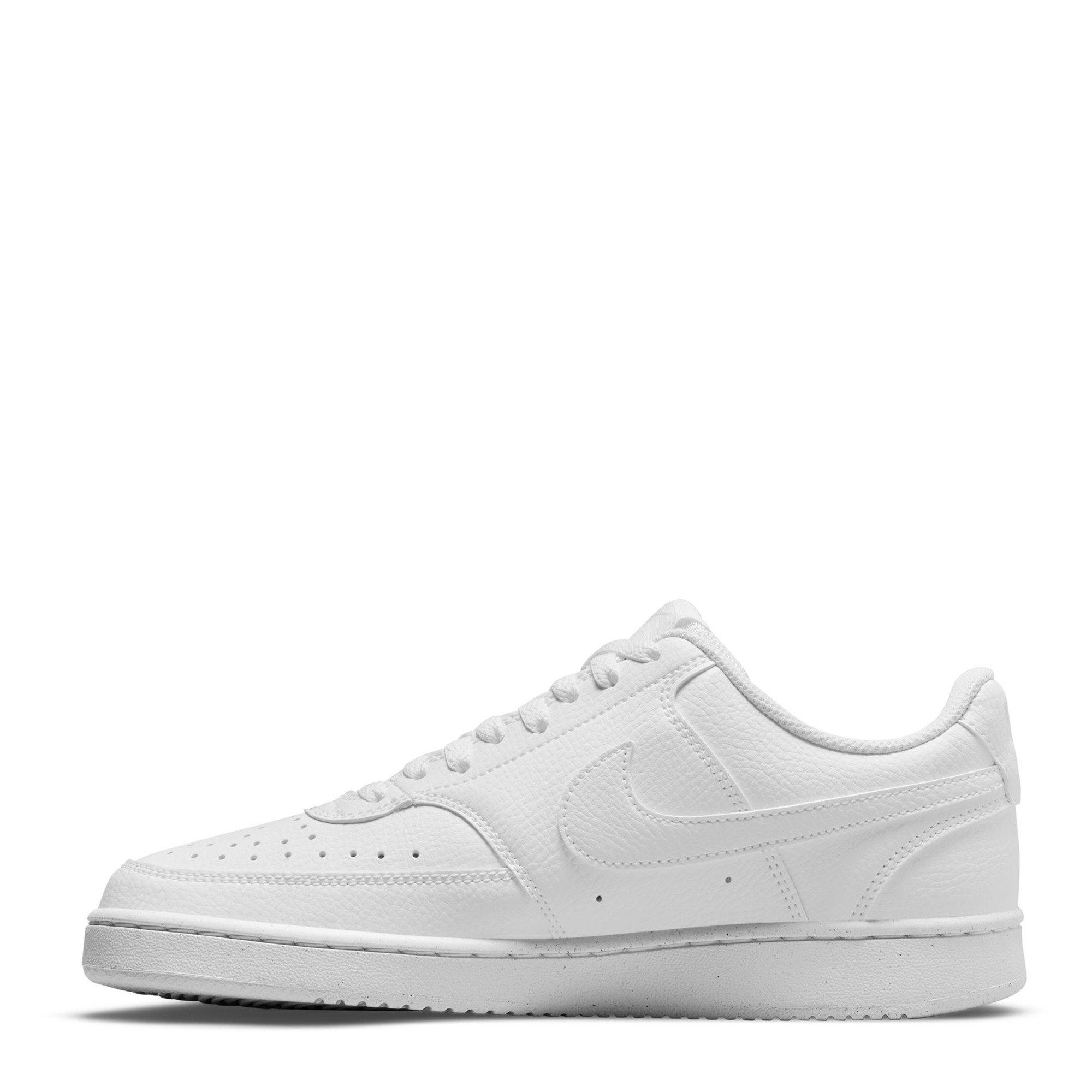 White/White - Nike - Court Vision Low Next Nature Womens Sneakers - 2