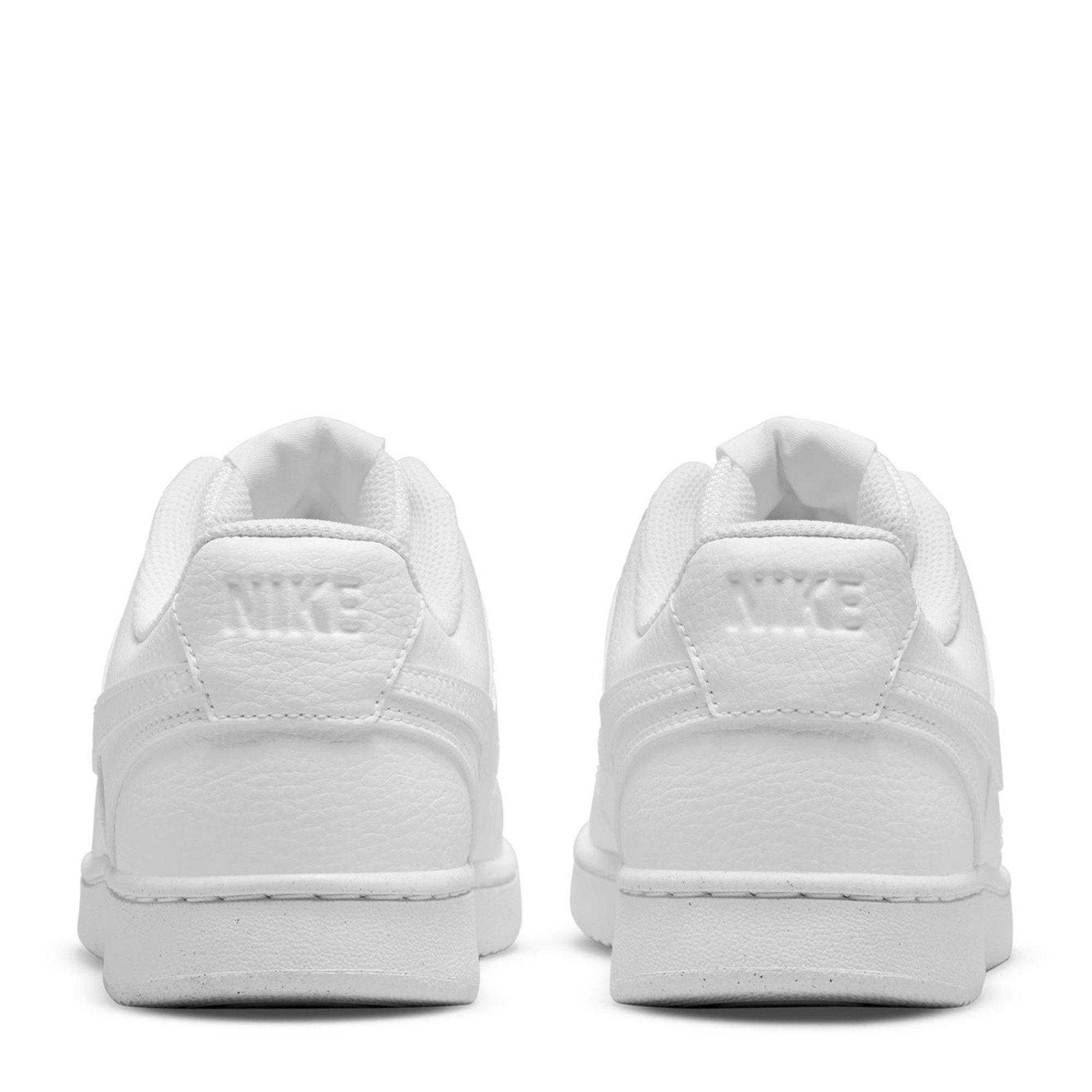 White/White - Nike - Court Vision Low Next Nature Womens Sneakers - 4