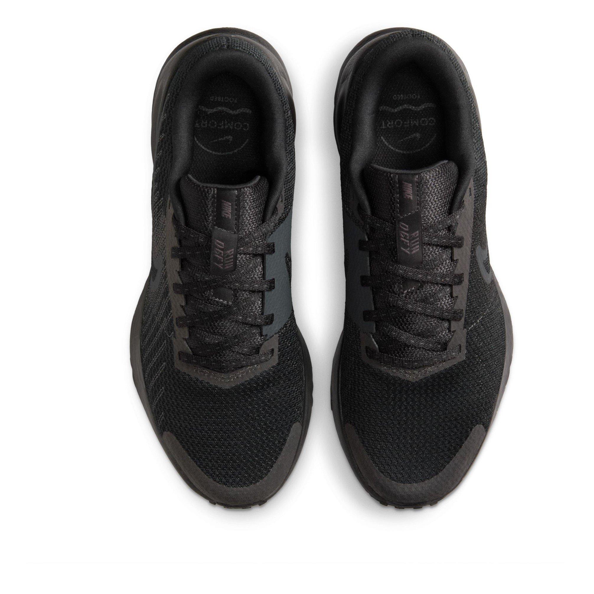 Blk/Anthracite - Nike - Run Defy Womens Running Shoes - 6