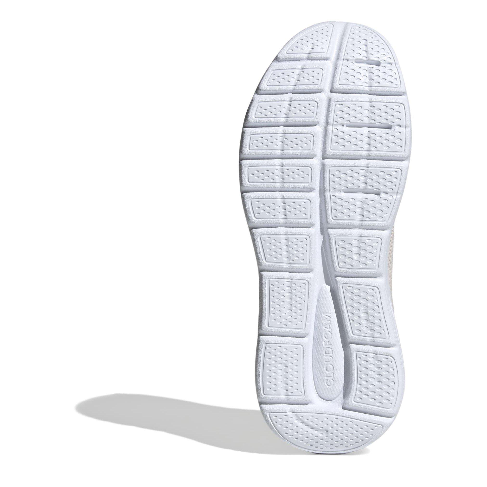 Quartz/Zero/Wht - adidas - Cloudfoam Comfy Womens Shoes - 6