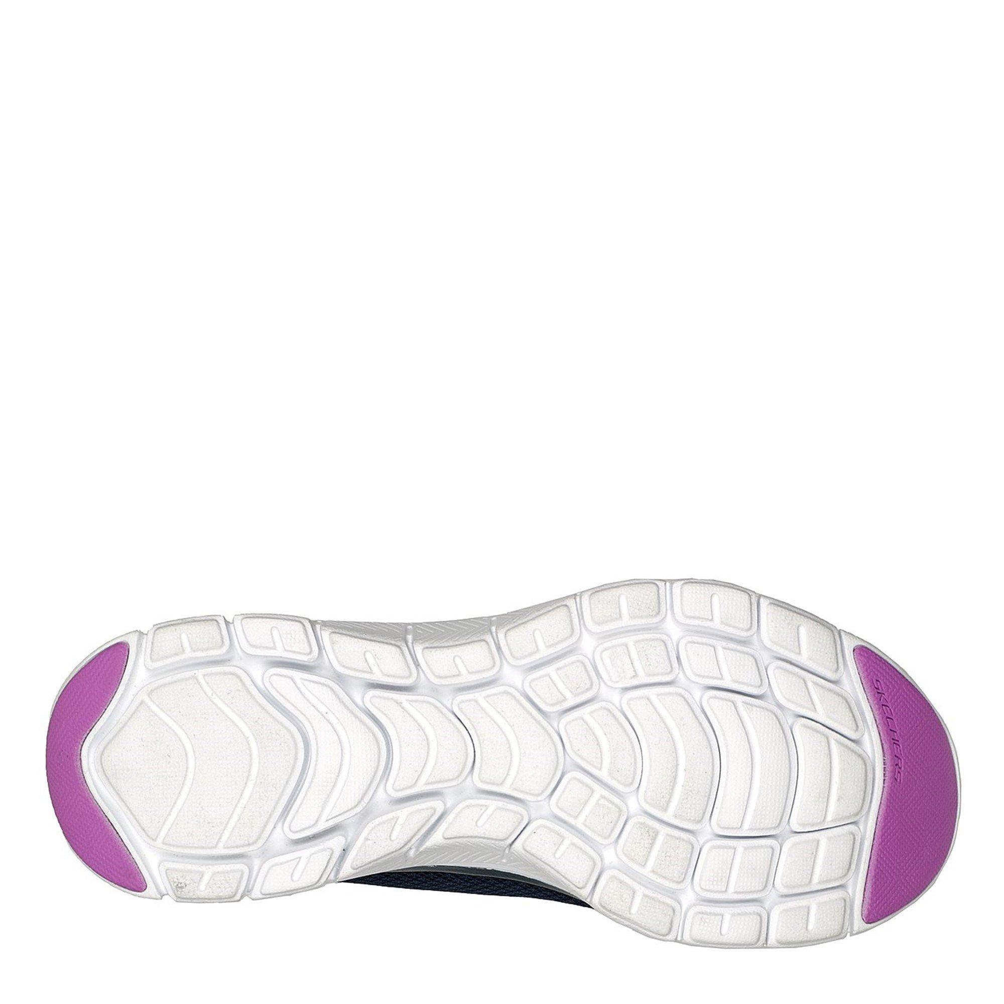 Navy - Skechers - Flex Appeal 4.0 Brilliant View Trainers - 4