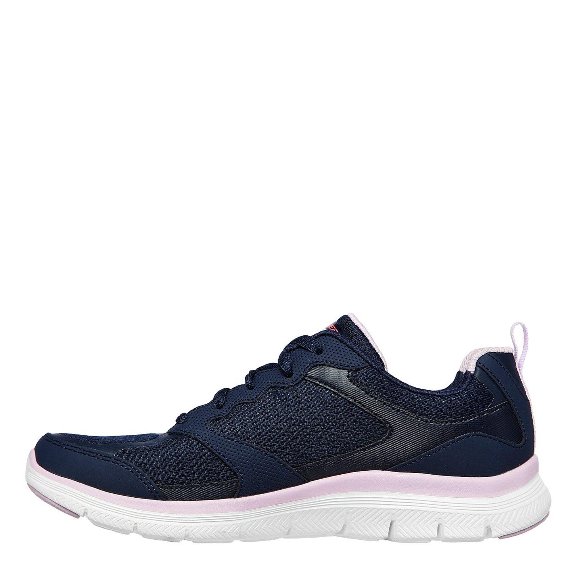 Blu/Nero - Skechers - Flex Appeal 4 Active Flow Trainers Womens - 2