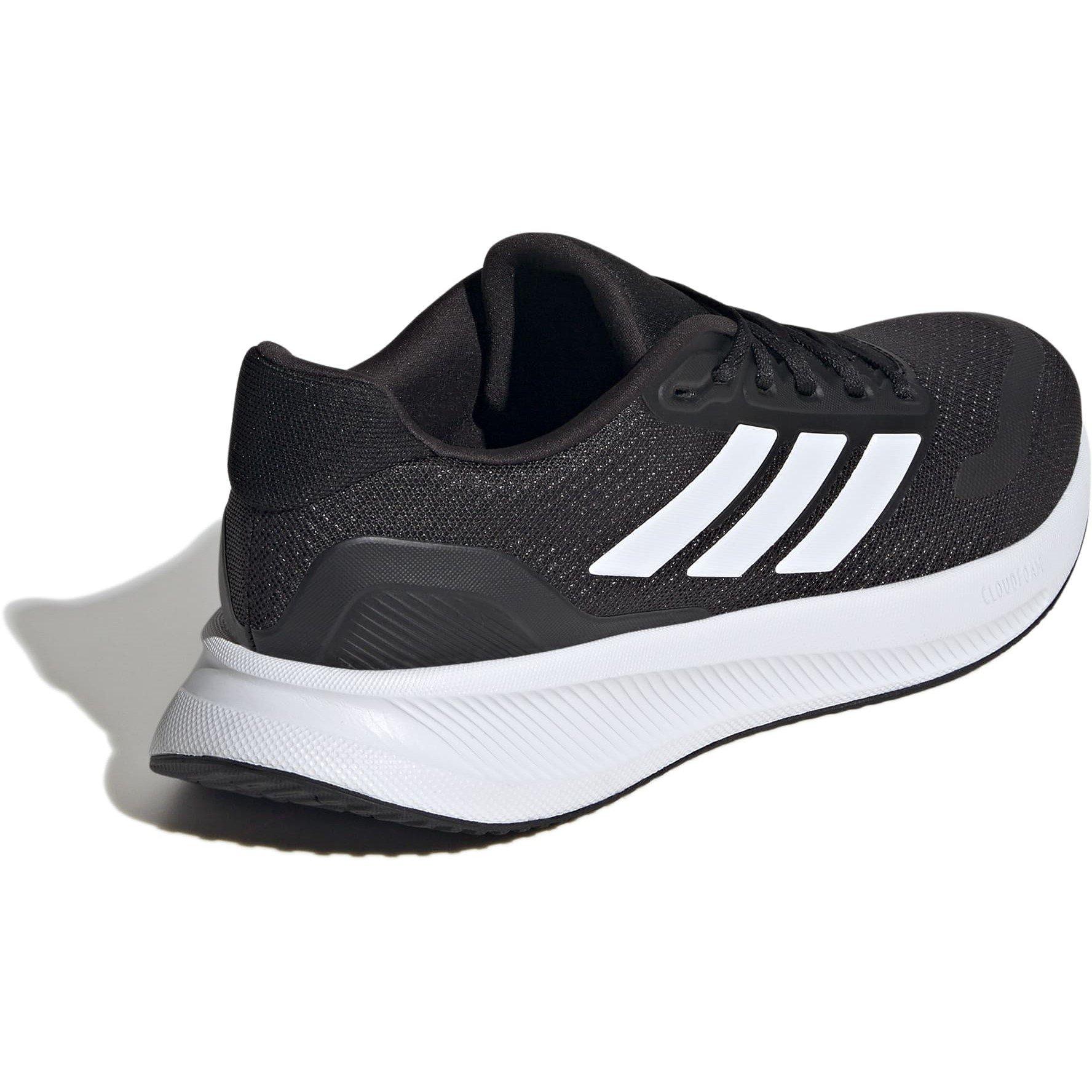 CBlack/Wht/Blk - adidas - Runfalcon 5 Womens Running Shoes - 4