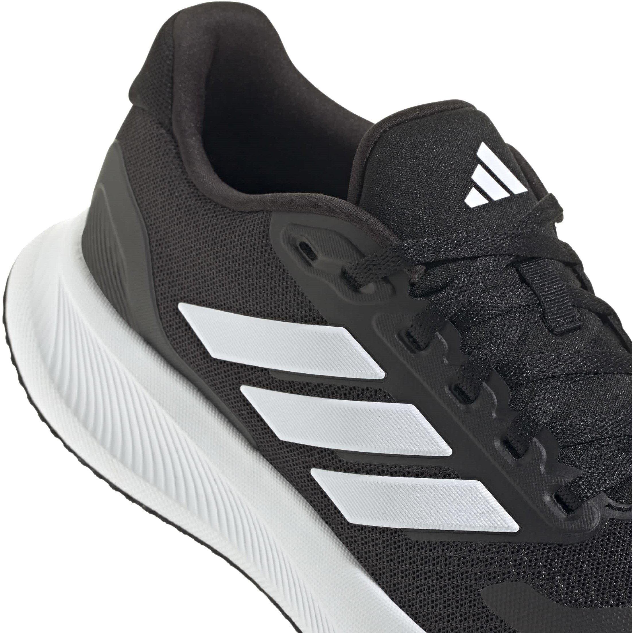 CBlack/Wht/Blk - adidas - Runfalcon 5 Womens Running Shoes - 8