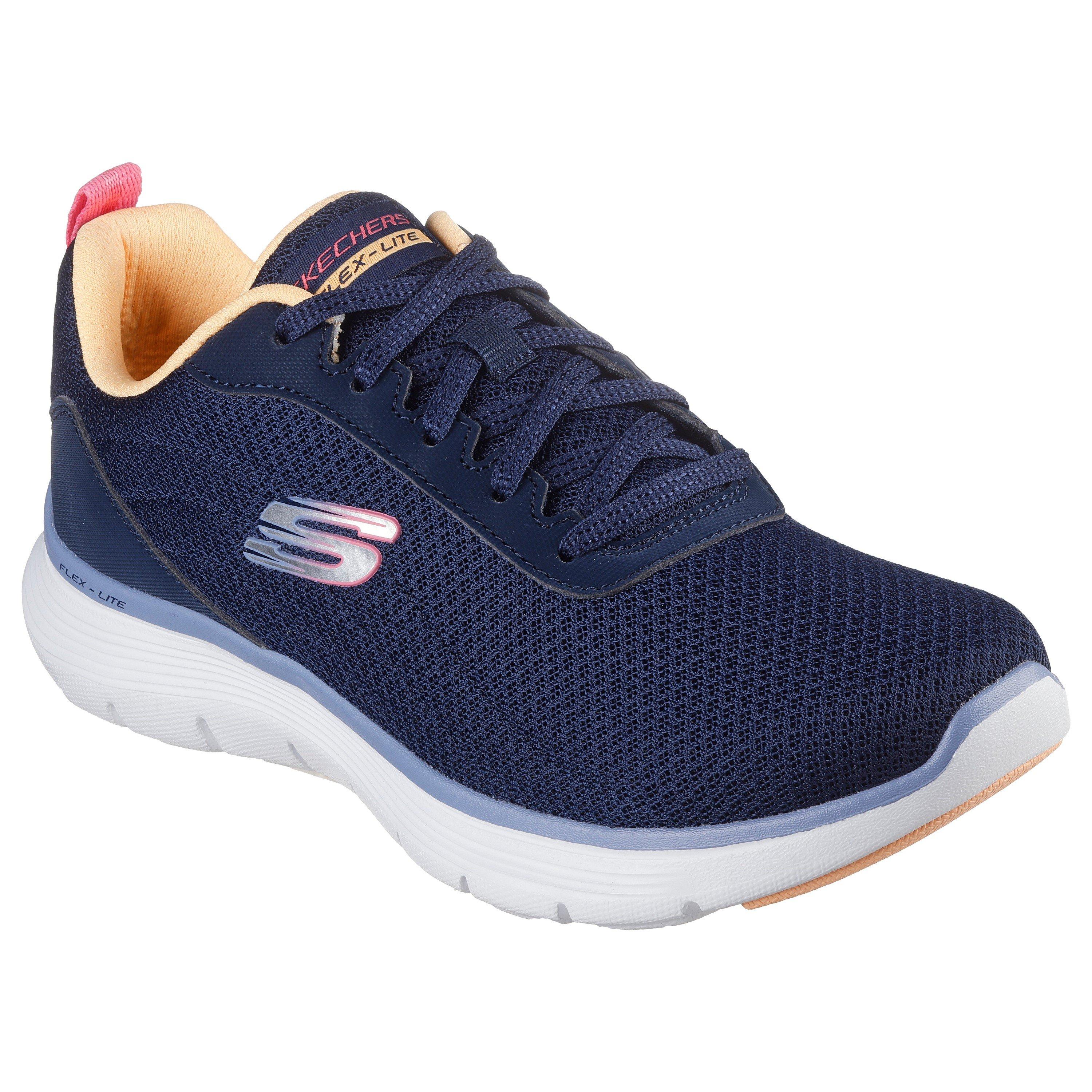 Navy/Pink - Skechers - Flex Appeal 5.0 - New Thrive - 3