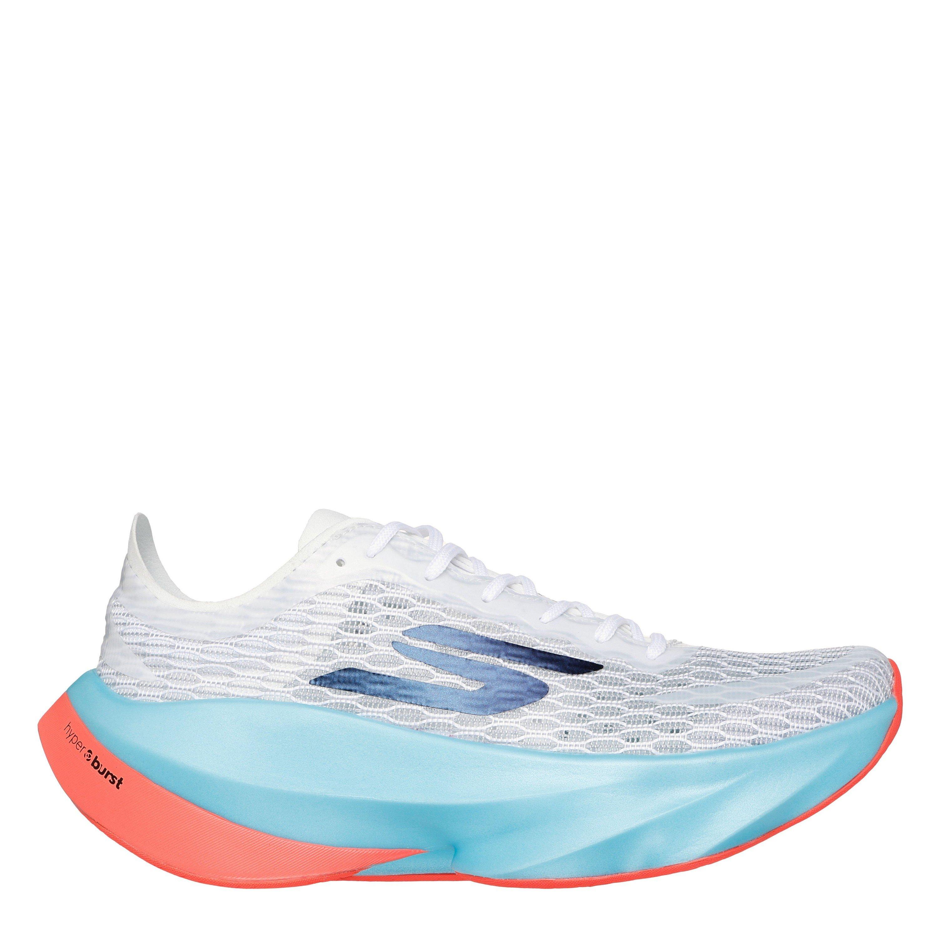 Skechers Women's Aero Tempo Elite Running Trainers - White/Turq - 6 (39)