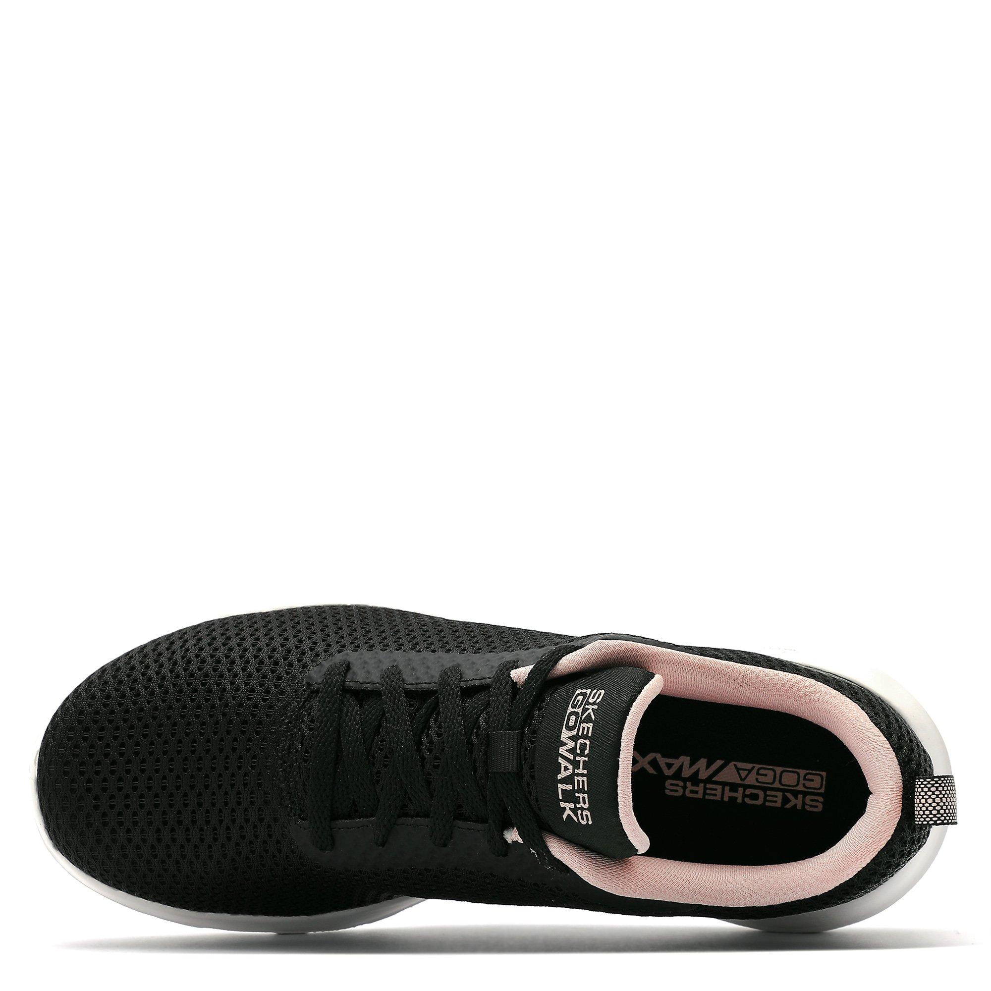 BLACK/LTPNK - Skechers - Go Walk Joy Trainers Womens - 3