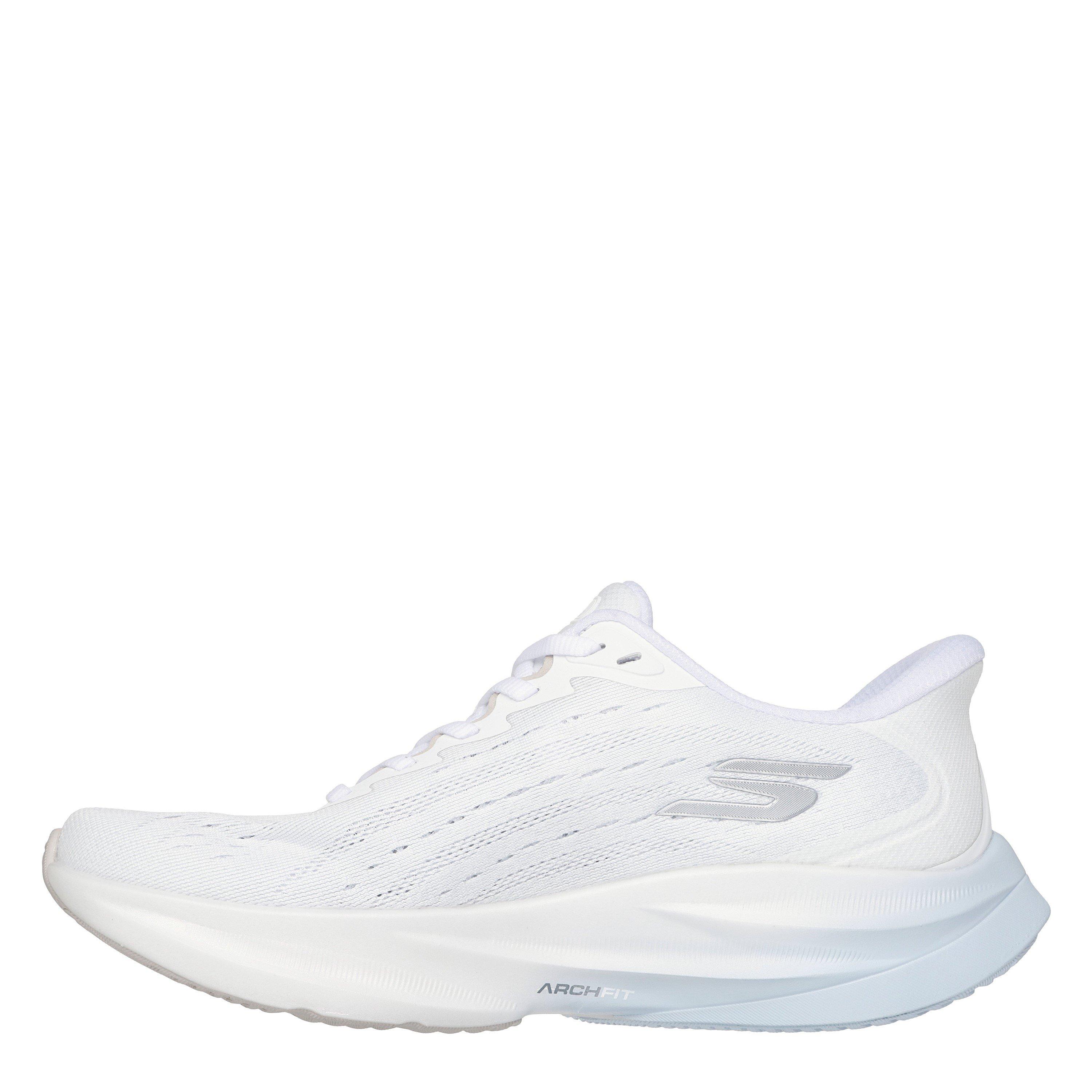 White/Silver - Skechers - AERO Spark Running Shoes Womens - 2