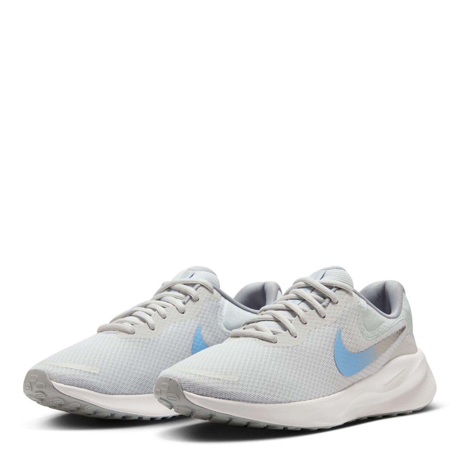 Photon Dust/Blu - Nike - Revolution 7 Womens Running Shoes - 3