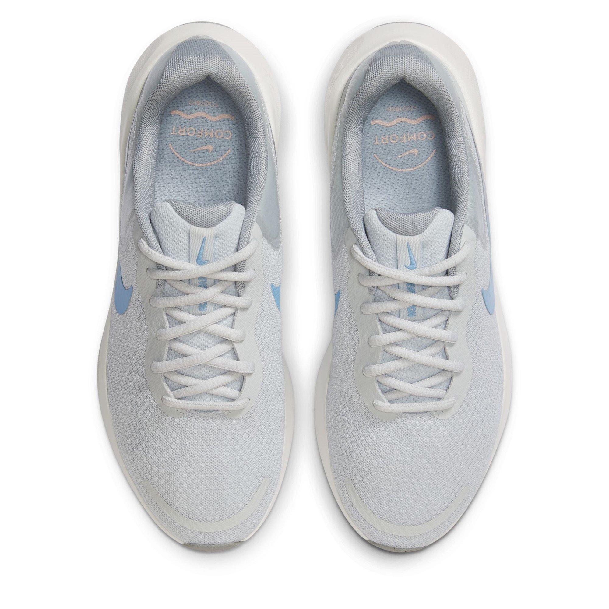 Photon Dust/Blu - Nike - Revolution 7 Womens Running Shoes - 5