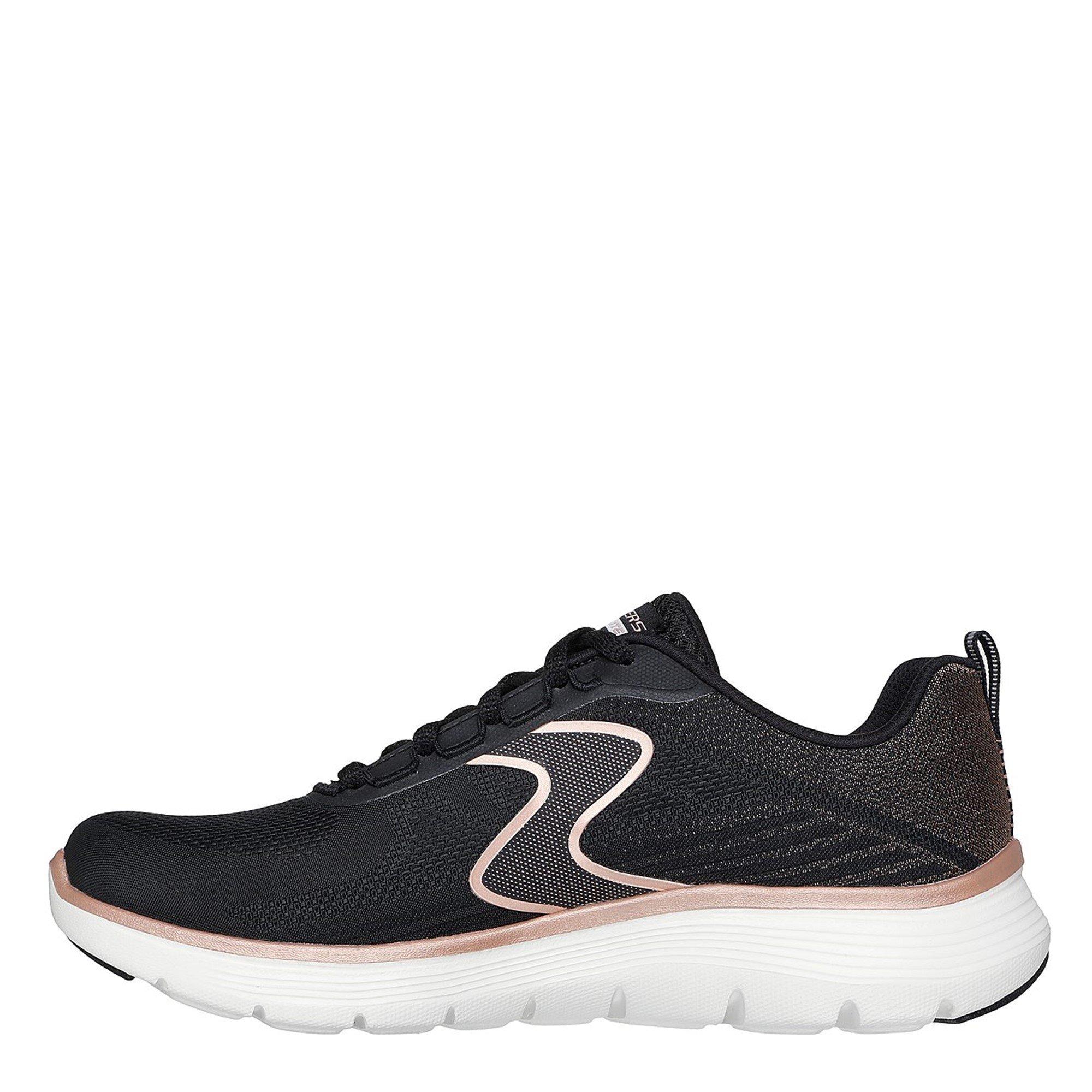 Black/Rose Gold - Skechers - Flex Appeal 5.0 Slip On Trainers Womens - 2