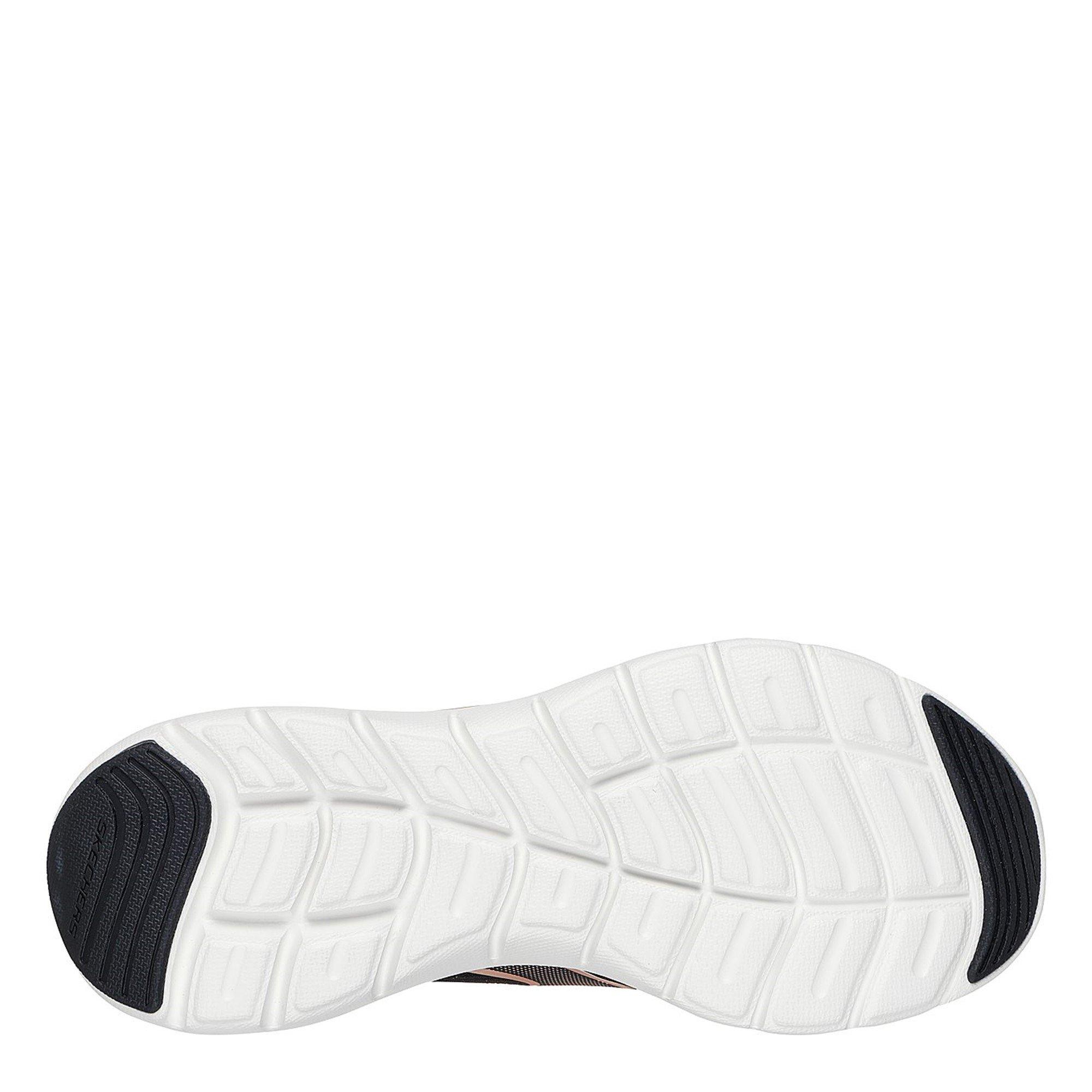 Black/Rose Gold - Skechers - Flex Appeal 5.0 Slip On Trainers Womens - 4