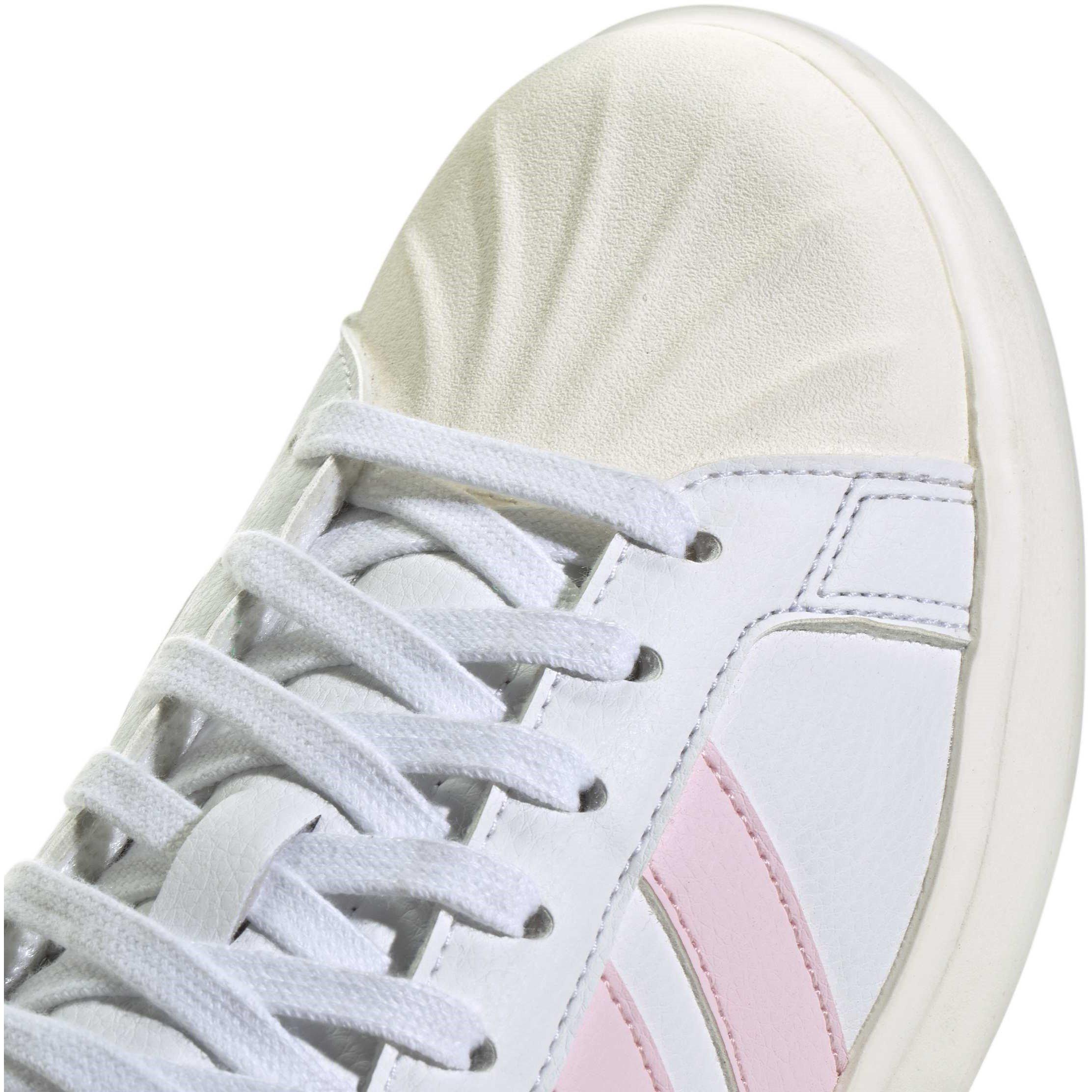 White/Pink/Wht - adidas - Streettalk Womens Shoes - 7
