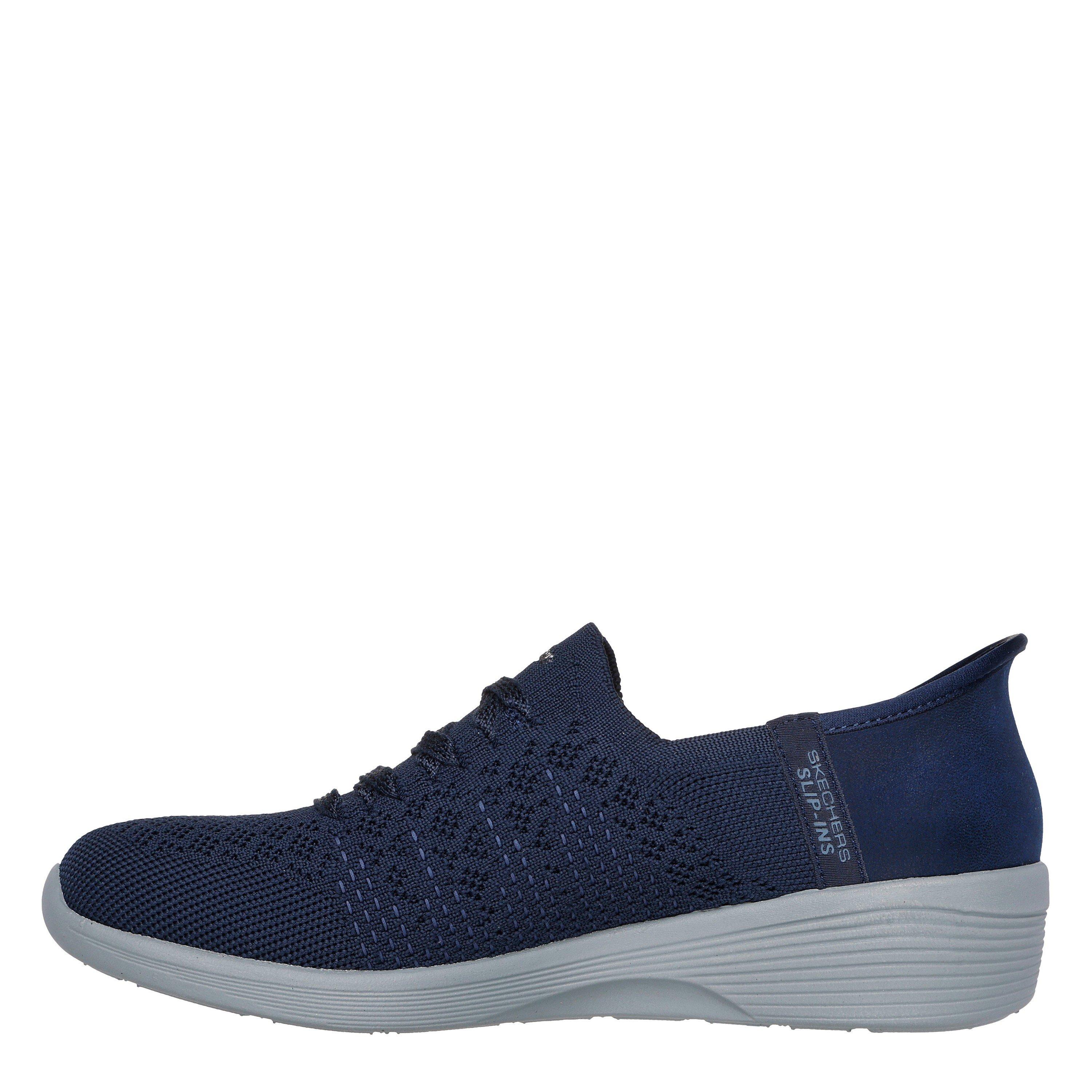 Navy - Skechers - Women's Arya Swiftly Slip On Trainers - 2