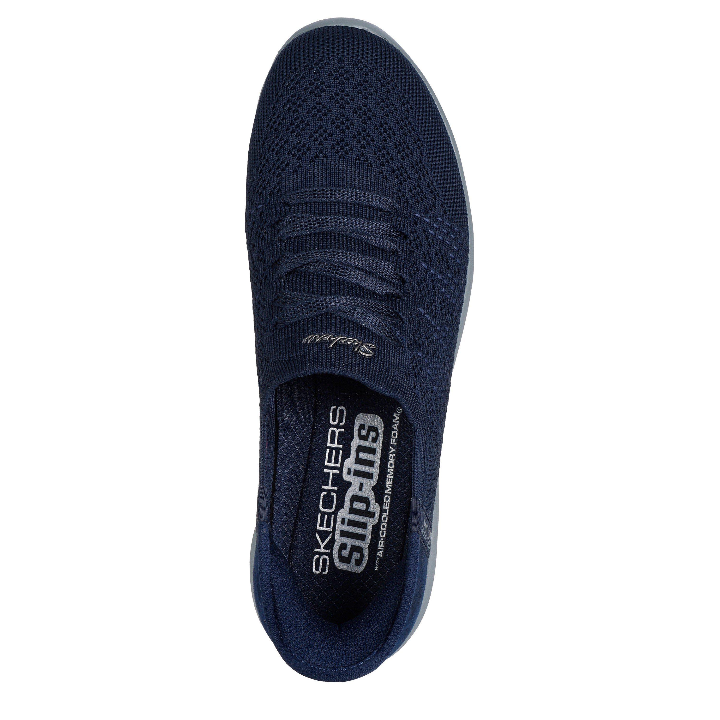 Navy - Skechers - Women's Arya Swiftly Slip On Trainers - 4