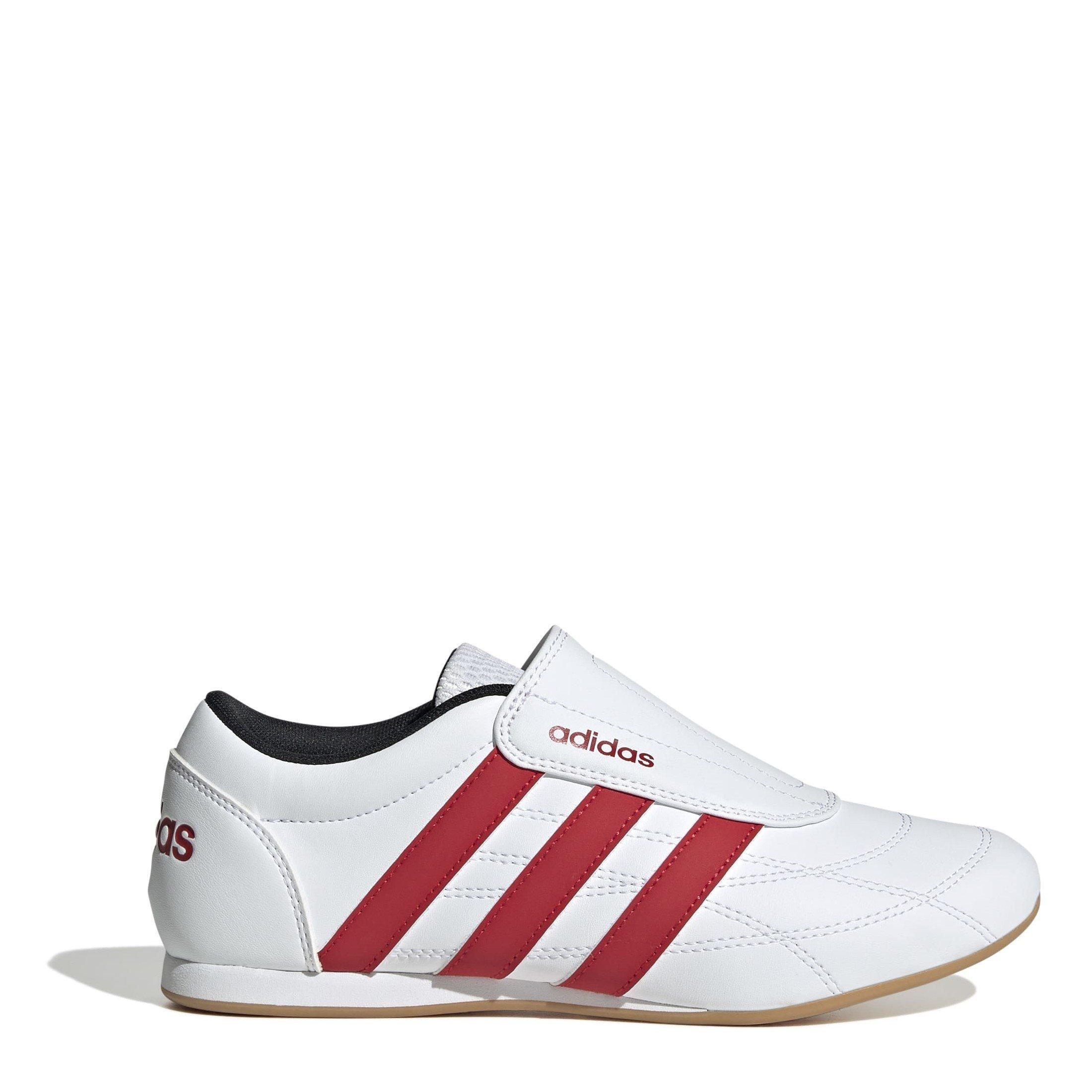 White/Scarlet - adidas - Tekwen Womens Shoes - 1