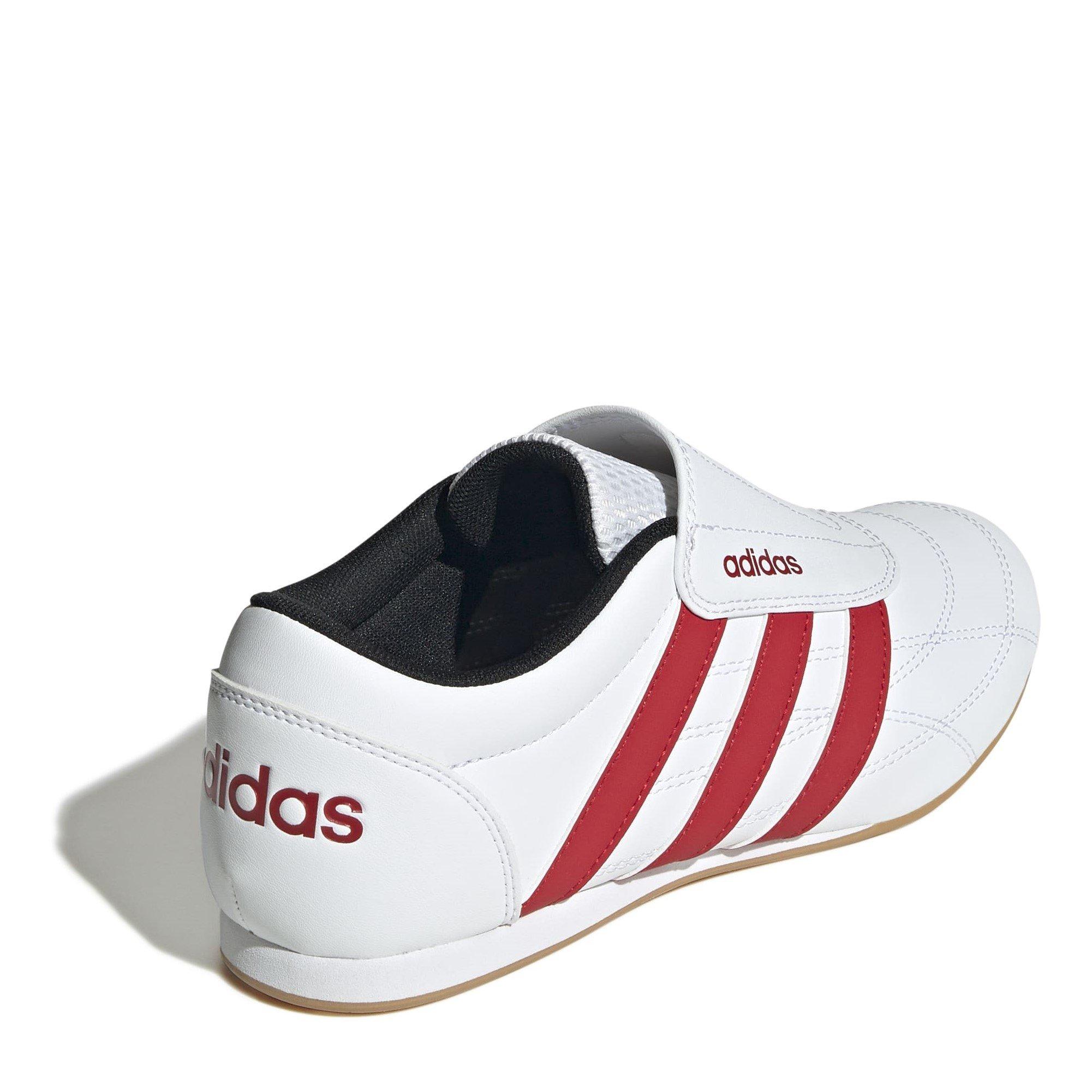 White/Scarlet - adidas - Tekwen Womens Shoes - 4