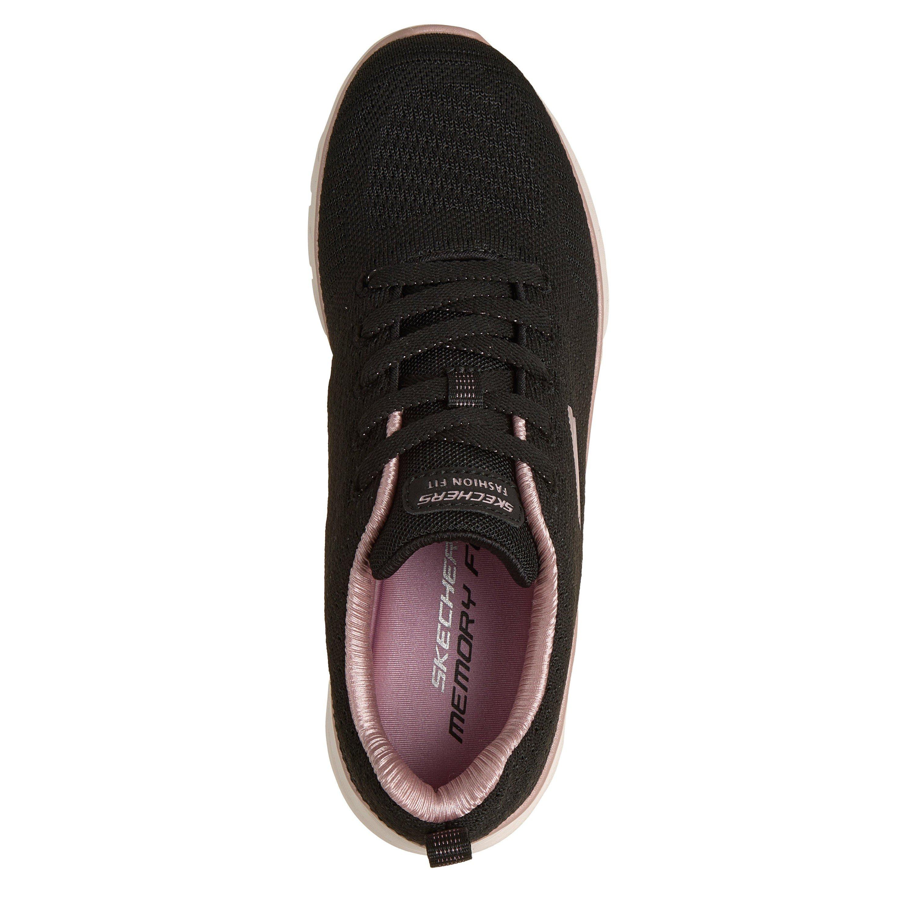 Noir/Or Rose - Skechers - Women's Fashion Fit 2.0 1¾" Heel Mesh Low-Top Trainers - 4