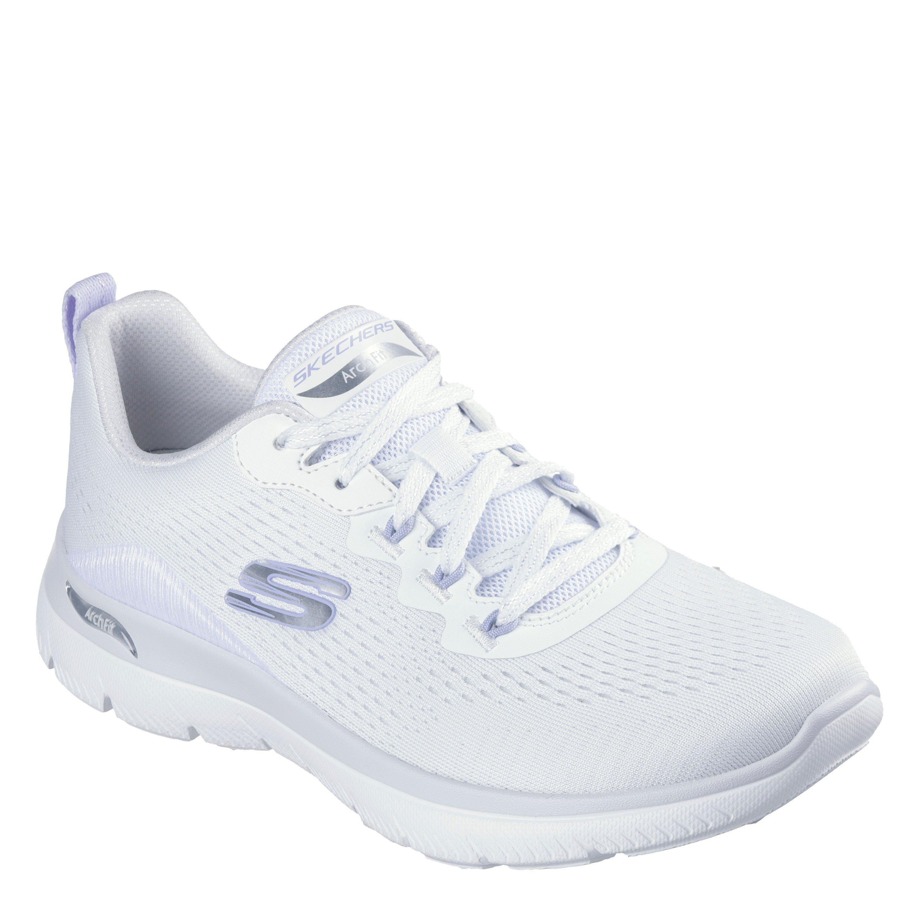White/Lavender - Skechers - Women's Trainers - 1