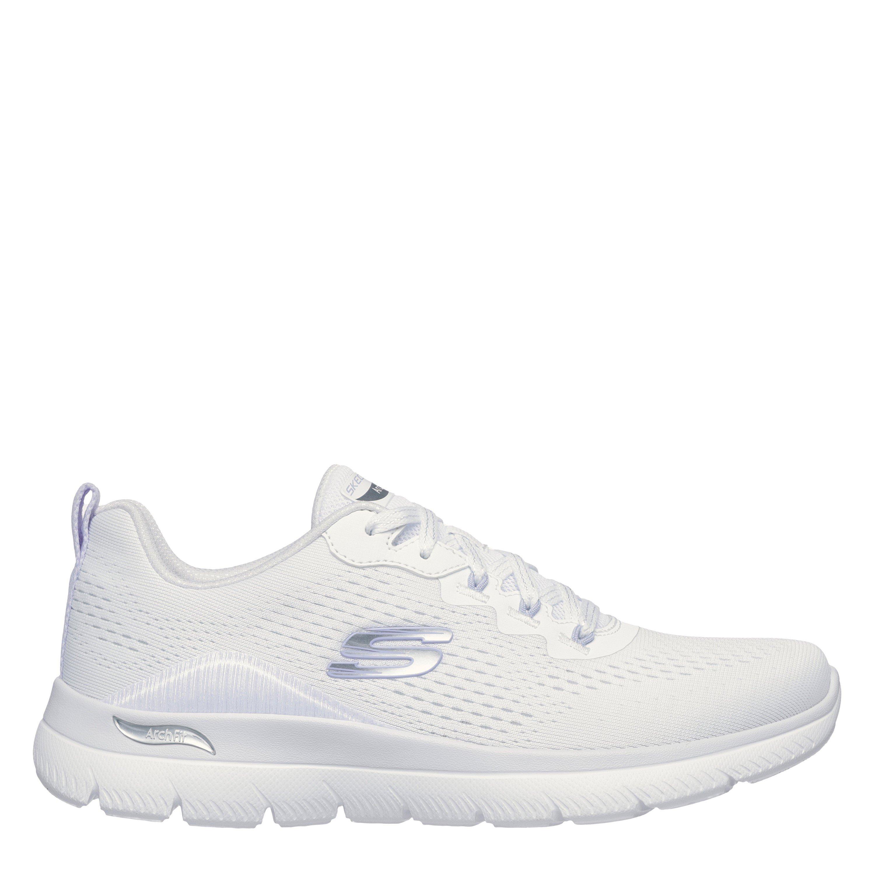 White/Lavender - Skechers - Women's Trainers - 3