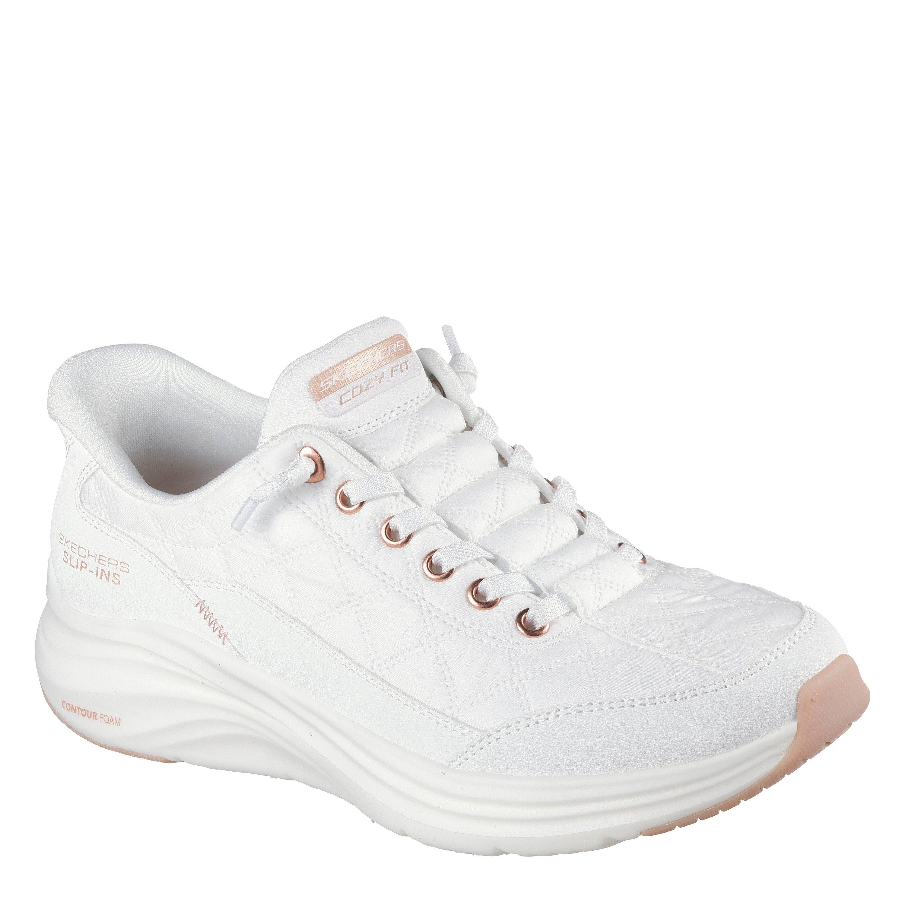 Weiß/Roségold - Skechers - Contour Foam Runners Womens - 3