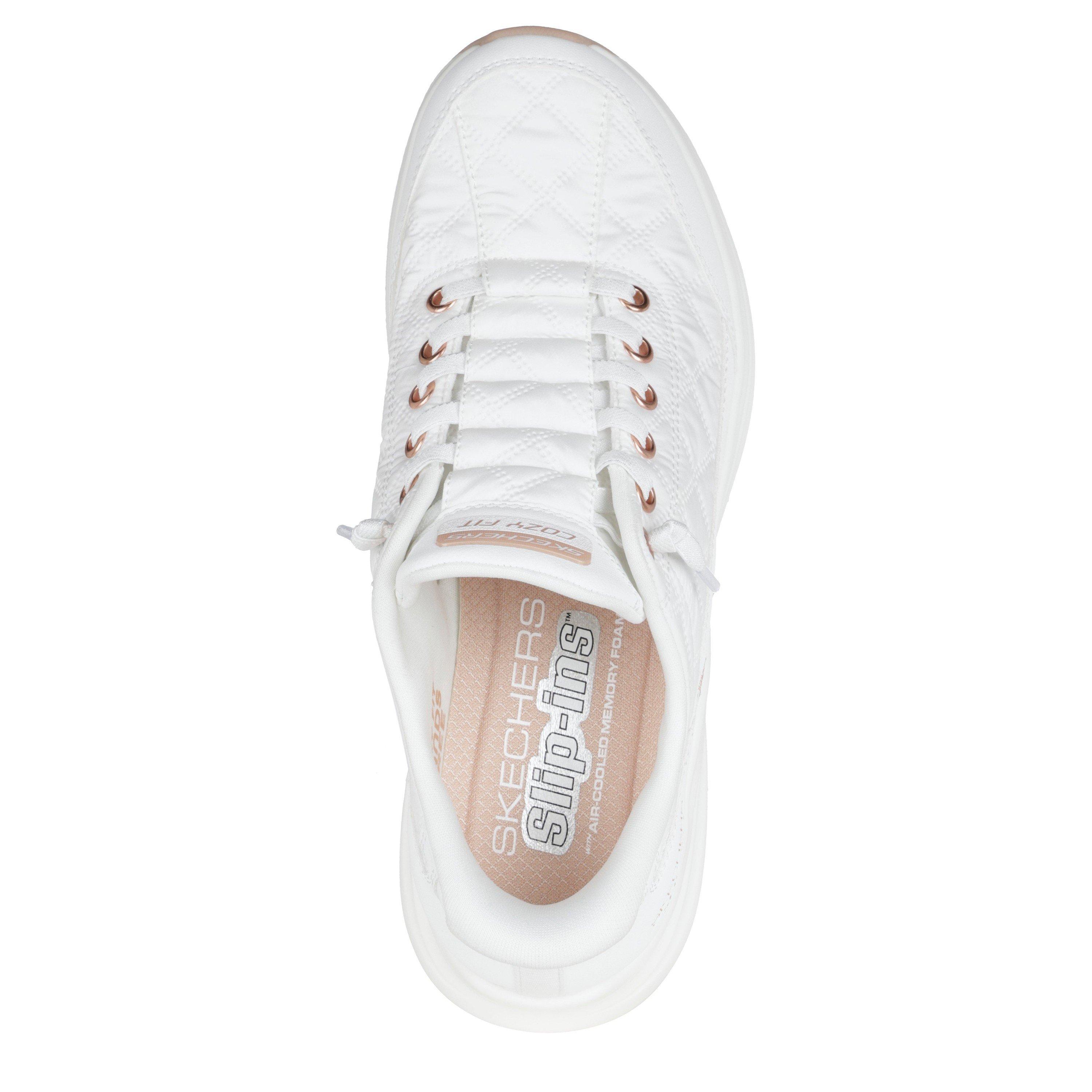 Weiß/Roségold - Skechers - Contour Foam Runners Womens - 4