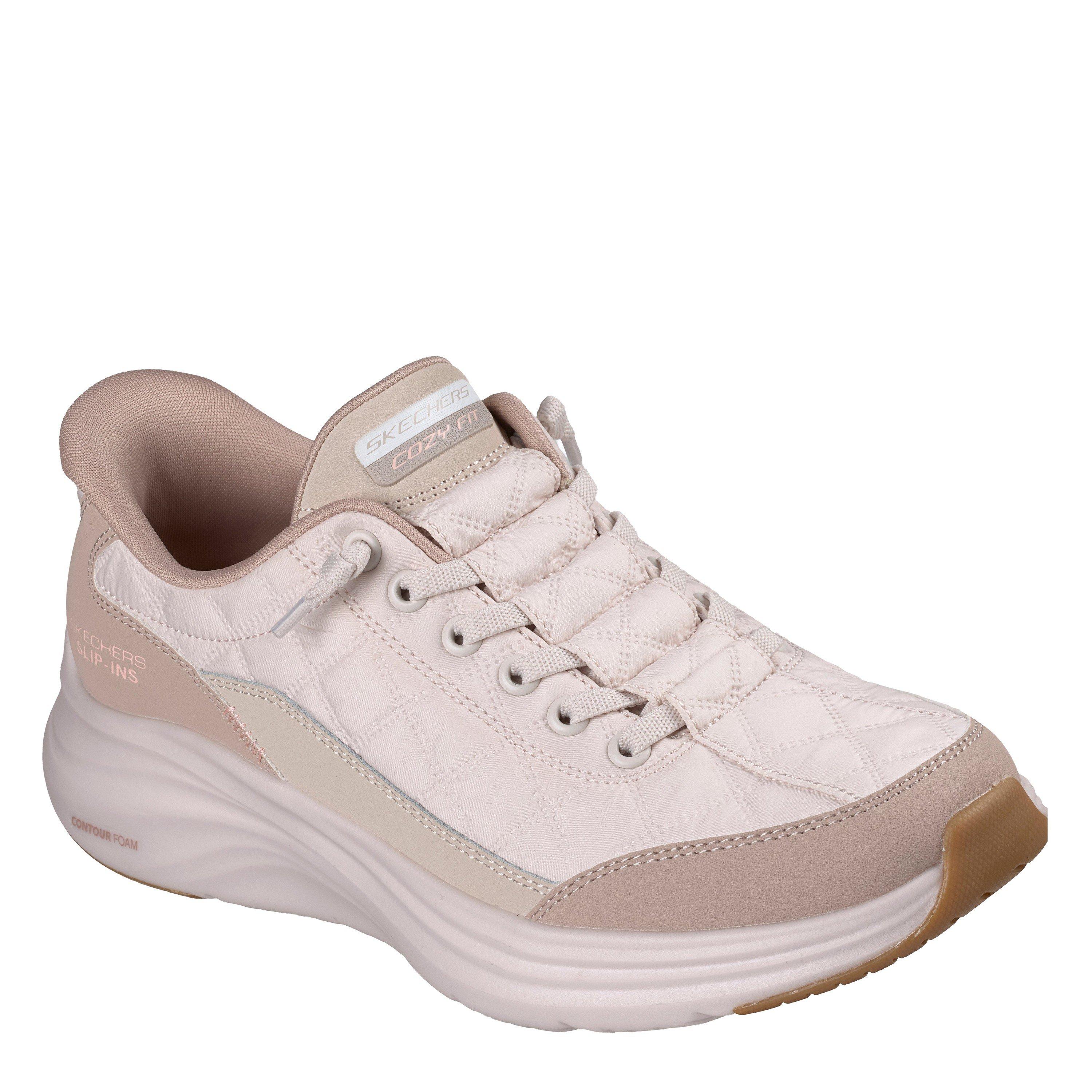 OffWht/Natural - Skechers - Contour Foam Runners Womens - 3