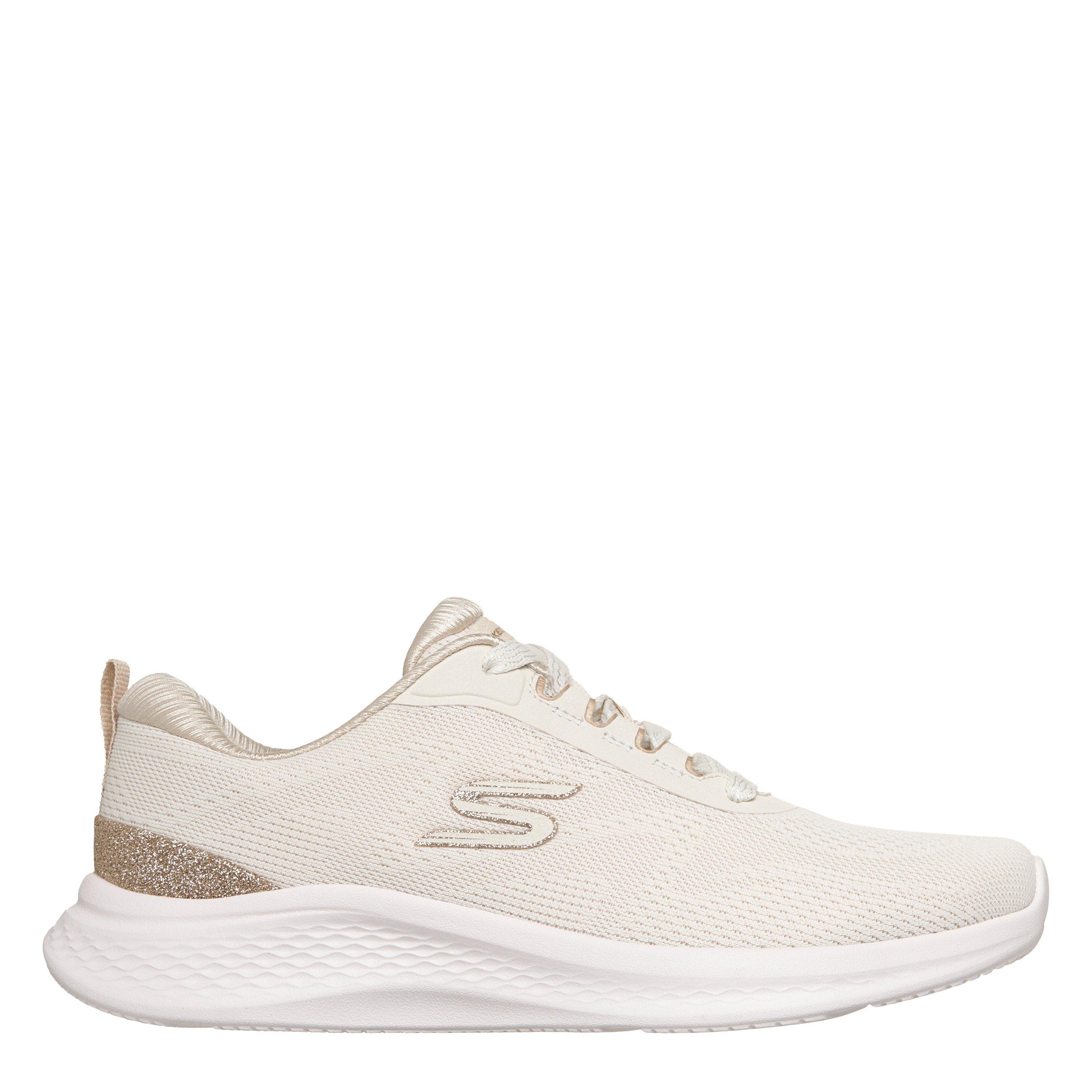 Natural/Gold - Skechers - Womens Trainers - 1